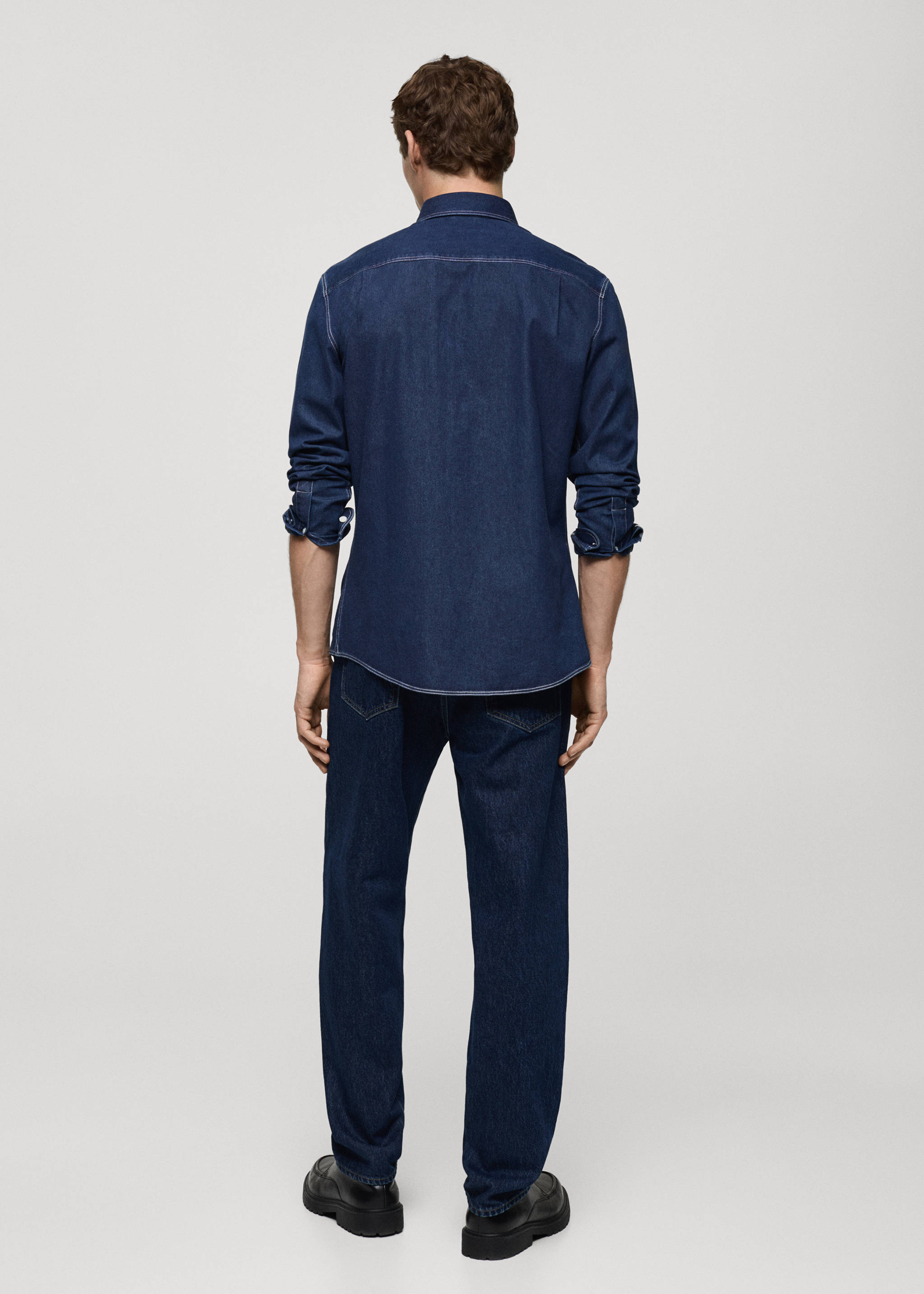 Chemise en jean 100 % coton - Verso de l’article