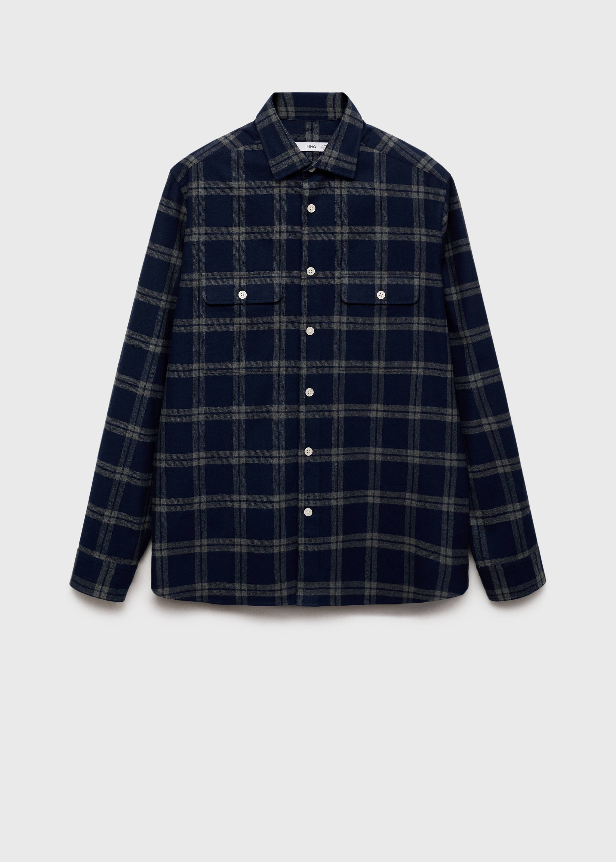 Surchemise 100 % coton flanelle carreaux - Article sans modèle