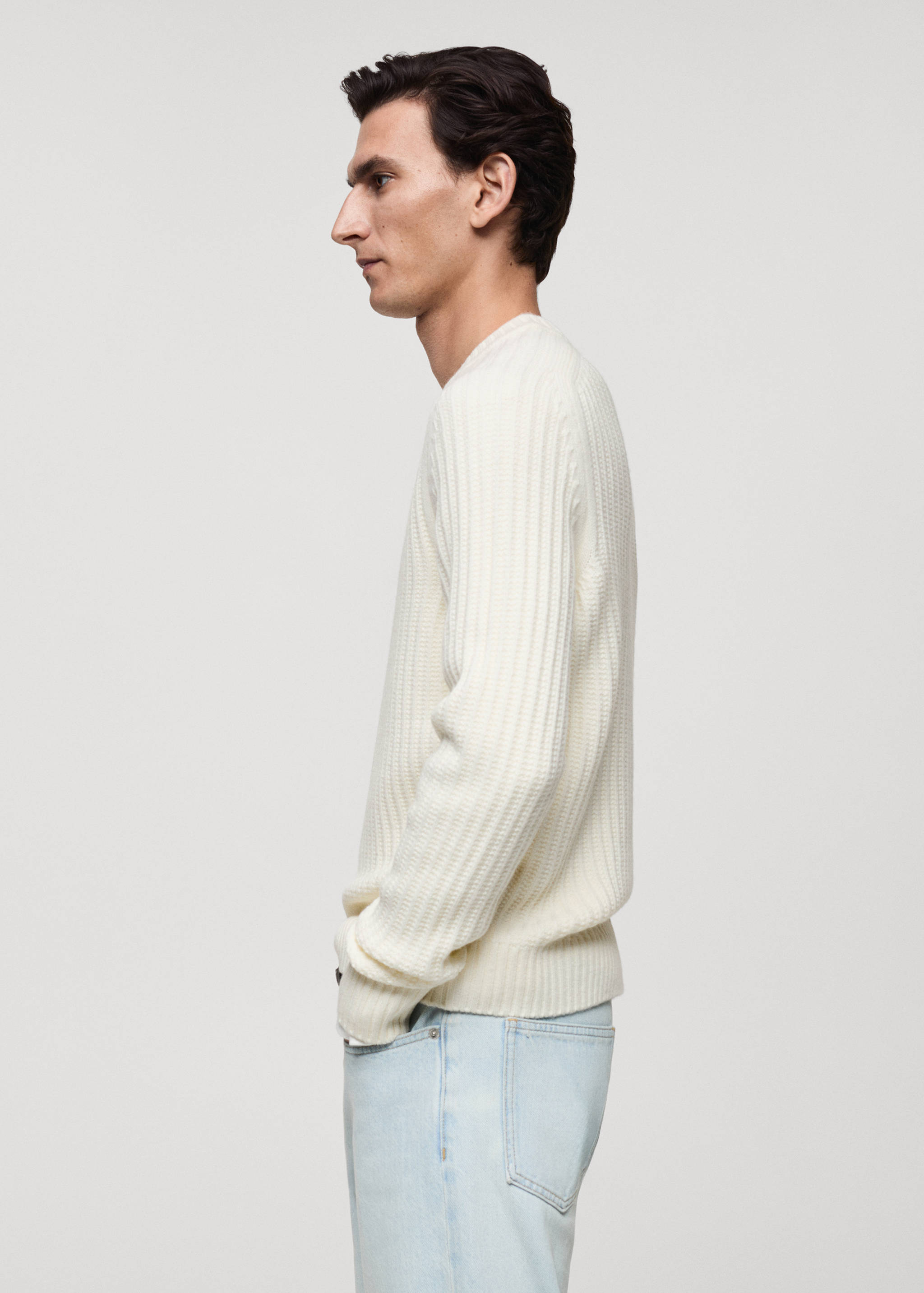 Wool-blend rib-knit sweater - Details of the article 2