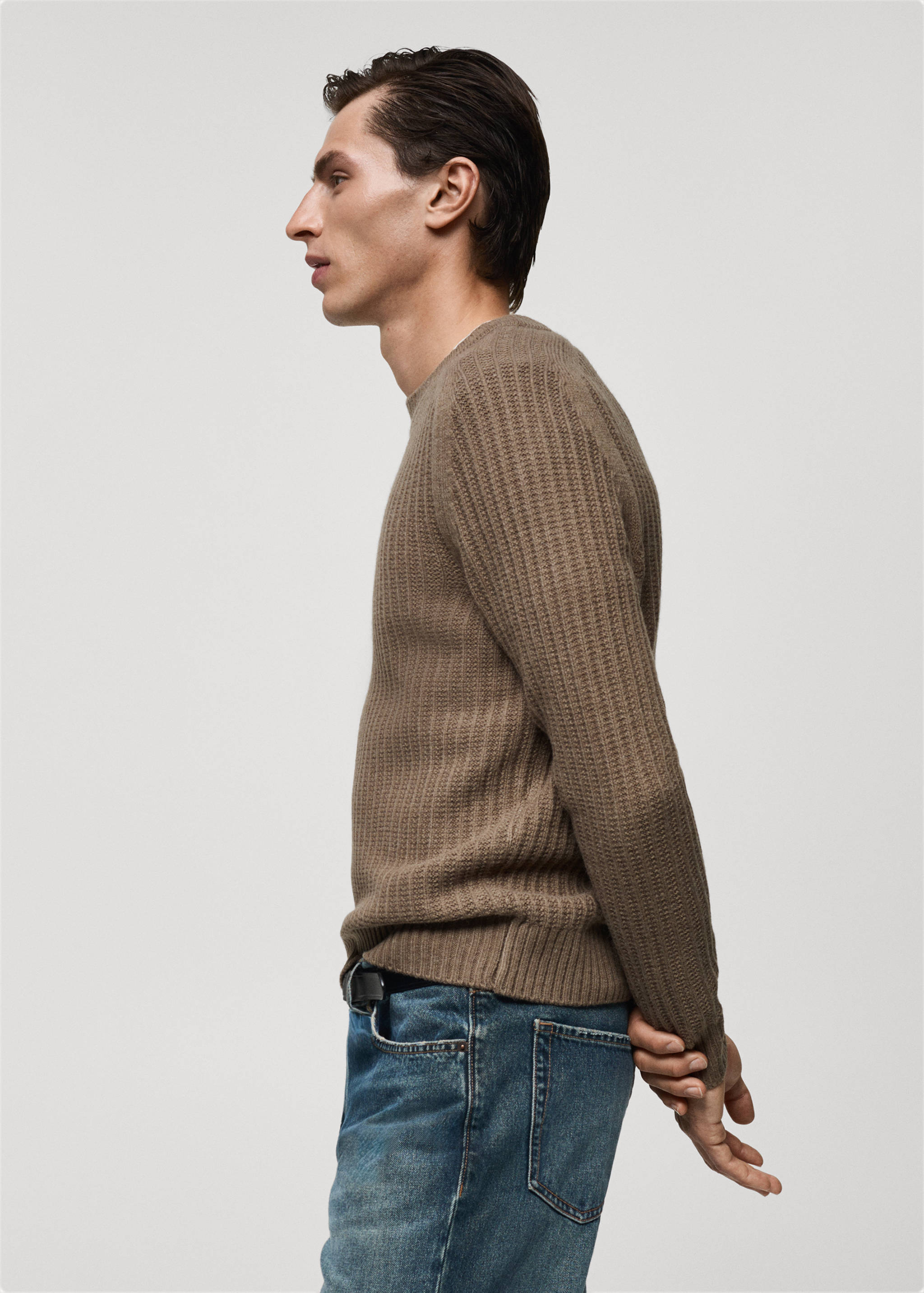 Wool-blend rib-knit sweater - Details of the article 2