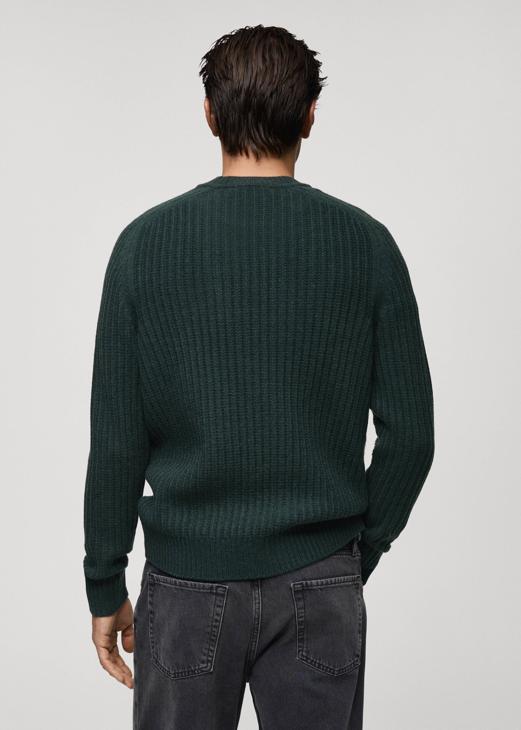 Wool-blend rib-knit sweater - Reverse of the article