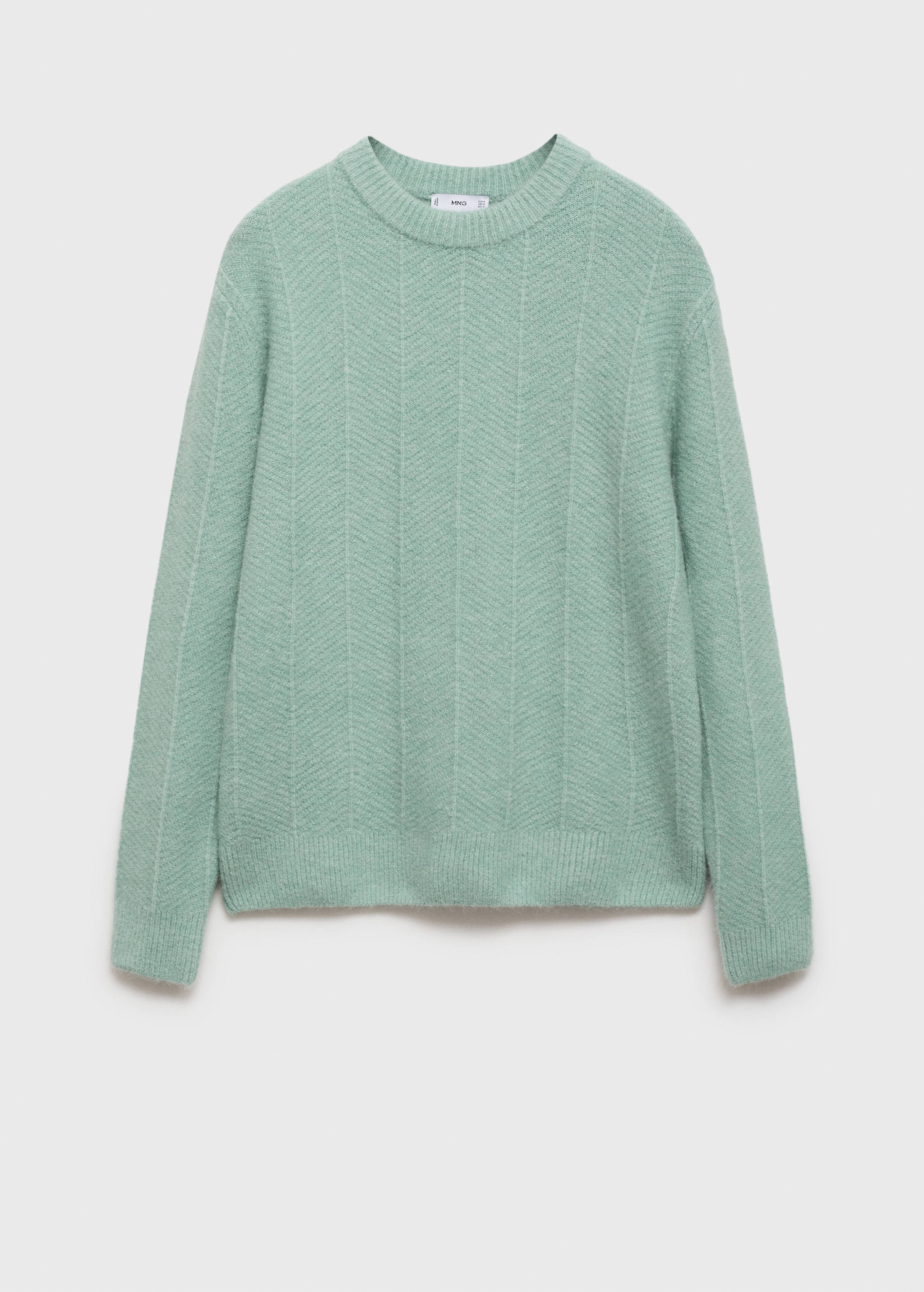 Structured knitted sweater - Article without model