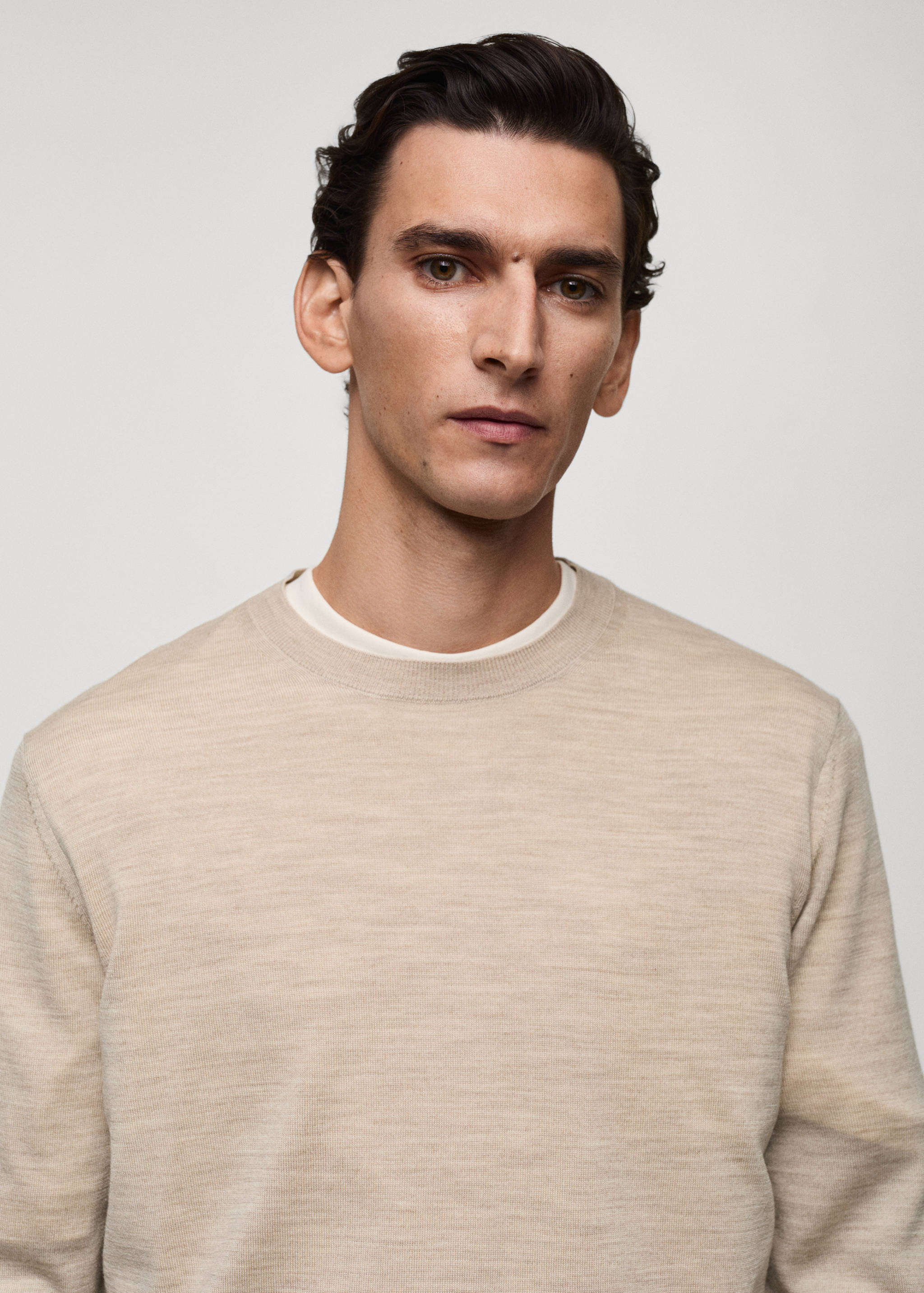 100% merino wool sweater - Details of the article 1