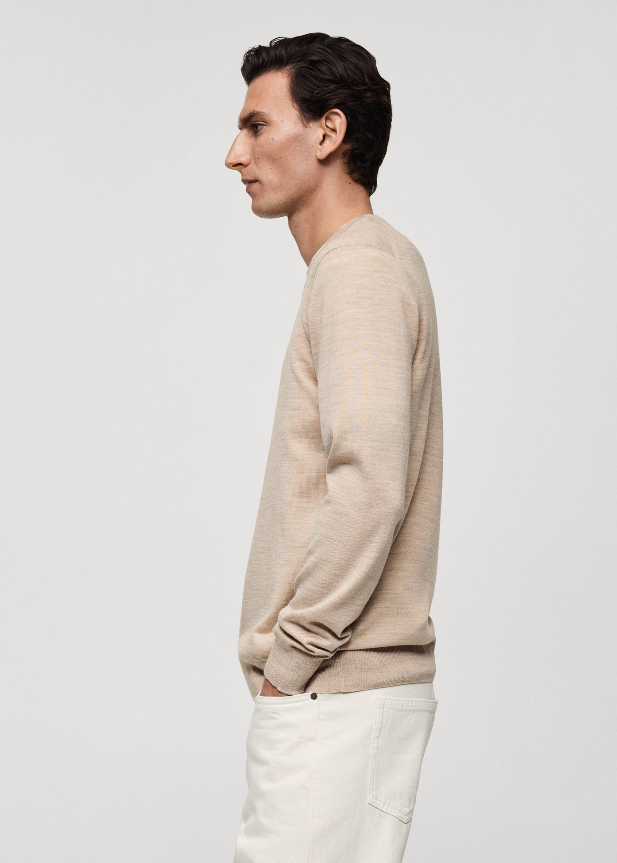 100% merino wool sweater - Details of the article 2