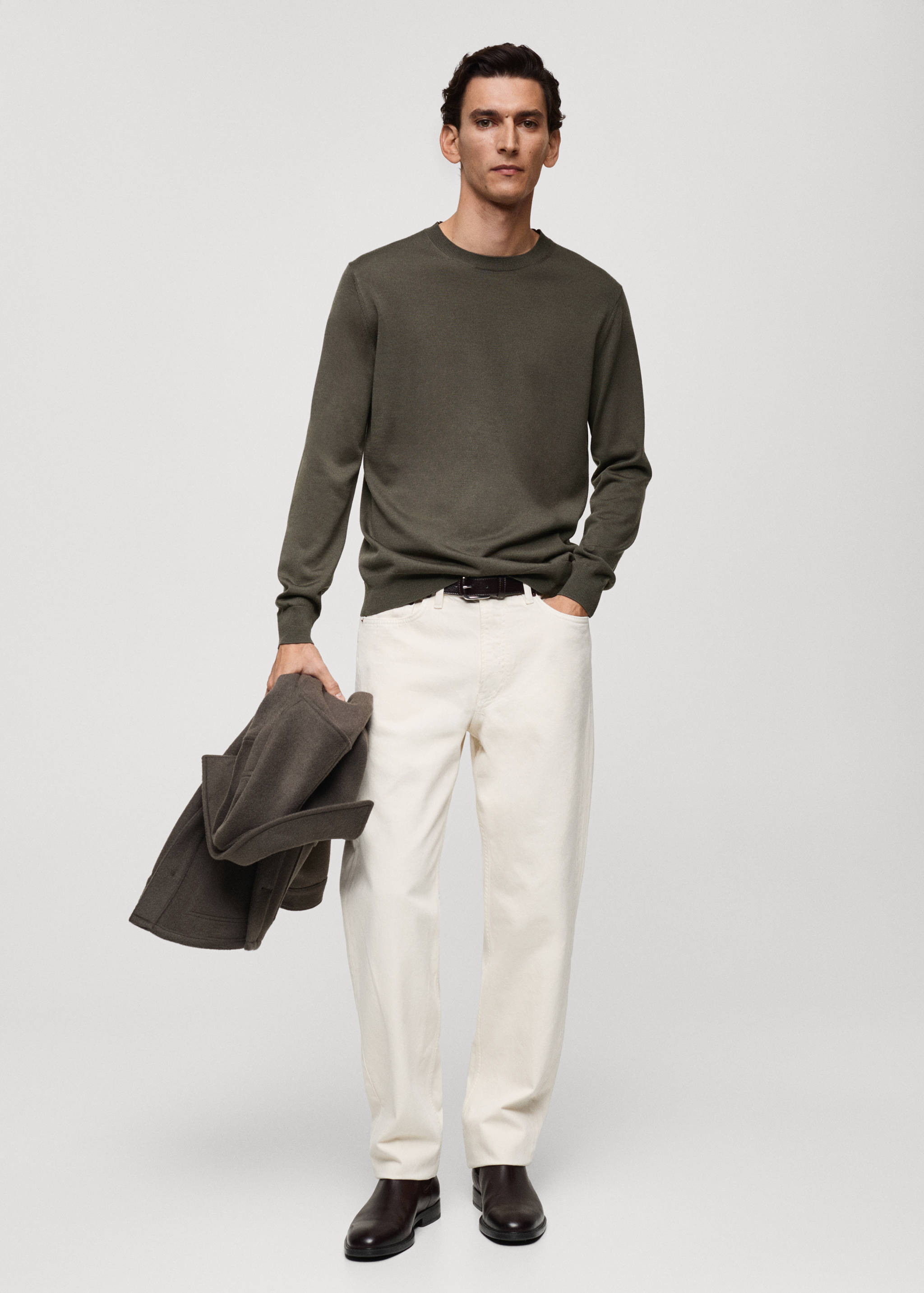 100% merino wool sweater - General plane