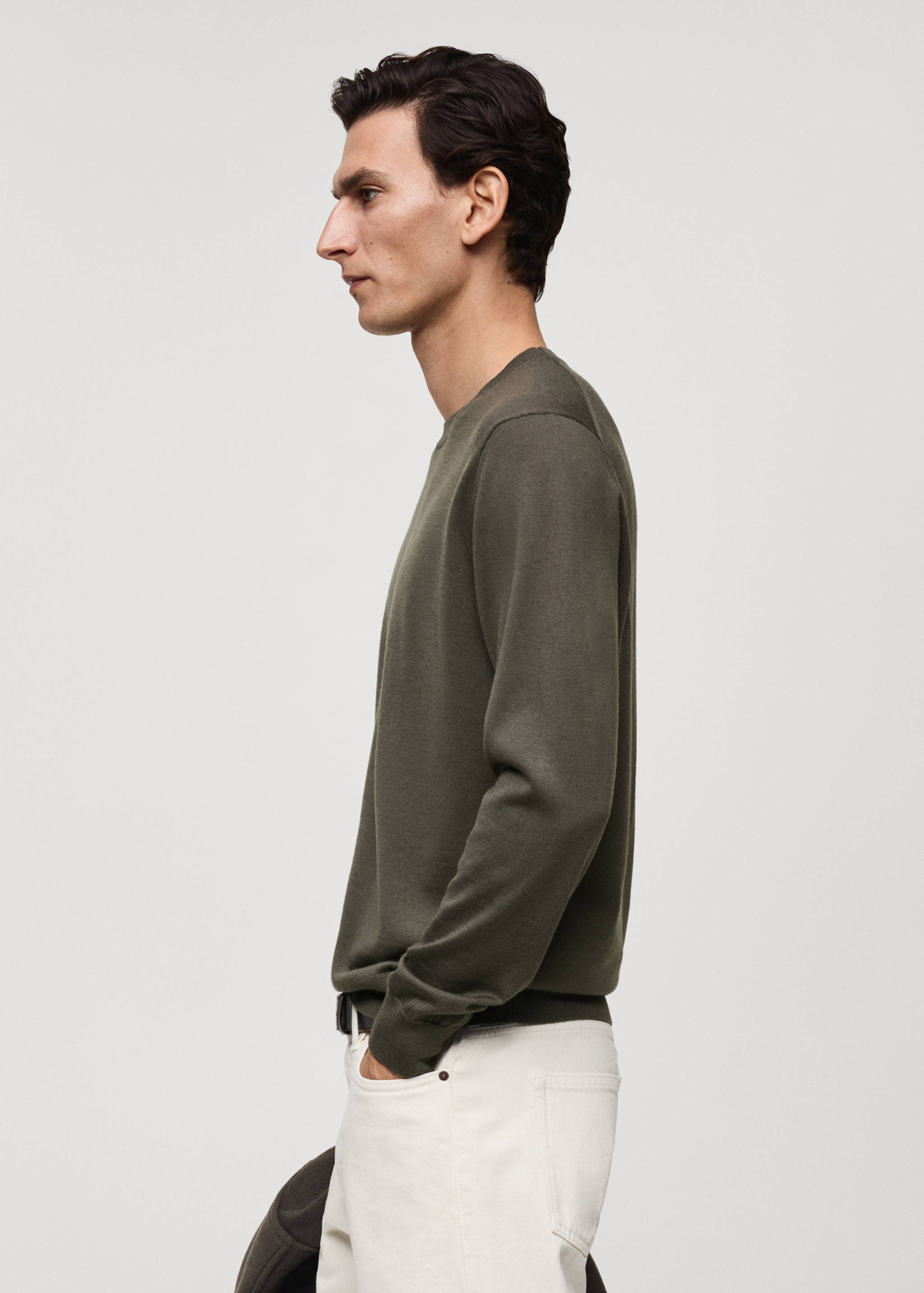 100% merino wool sweater - Details of the article 2