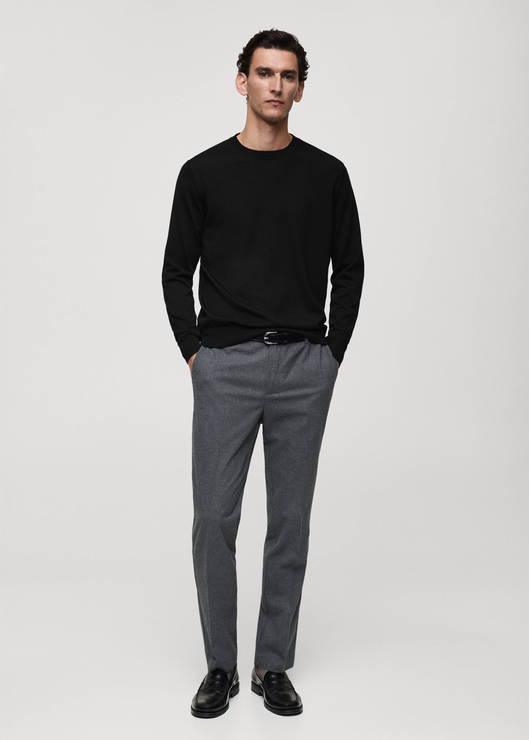 100% merino wool sweater - General plane