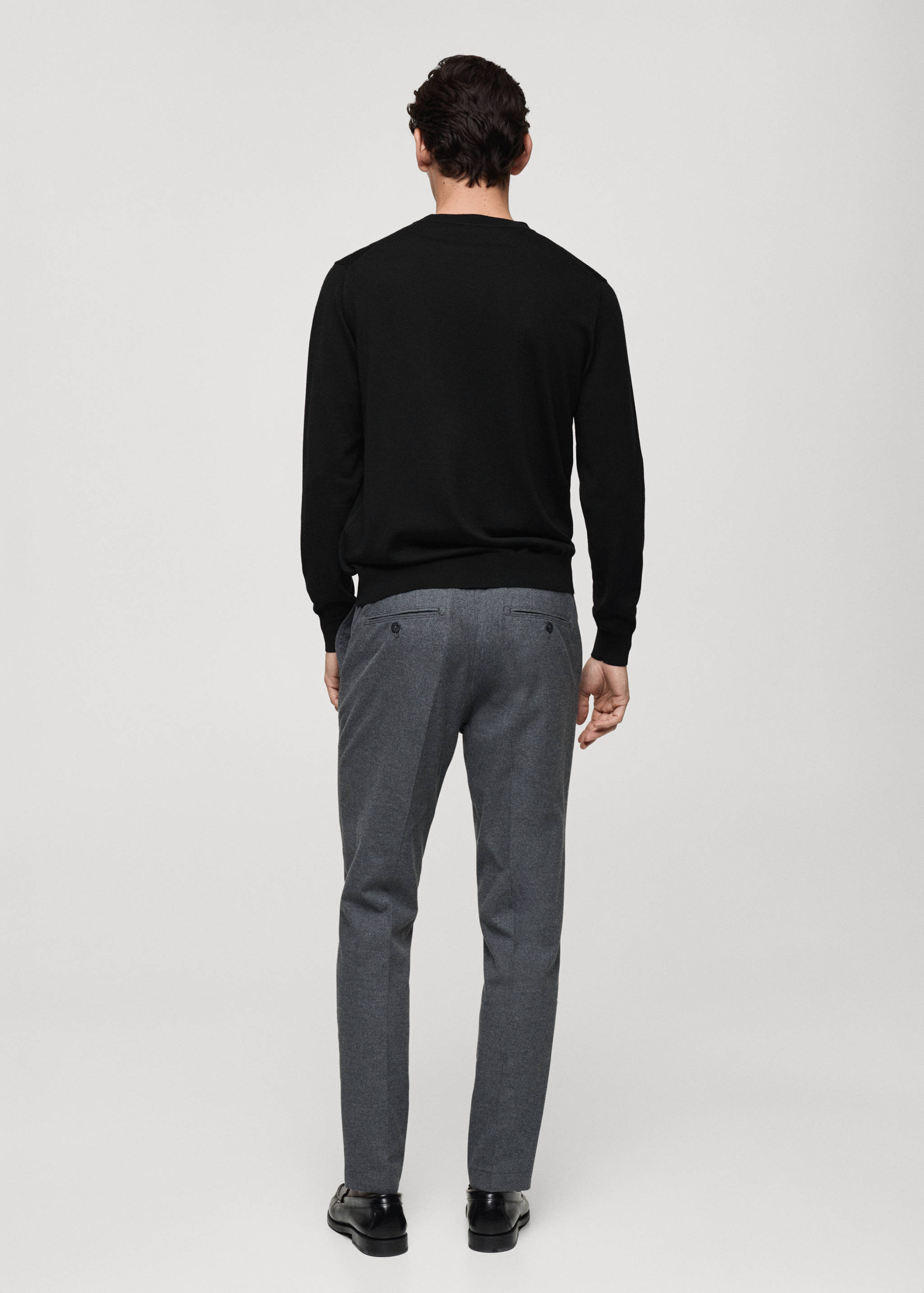 100% merino wool sweater - Reverse of the article