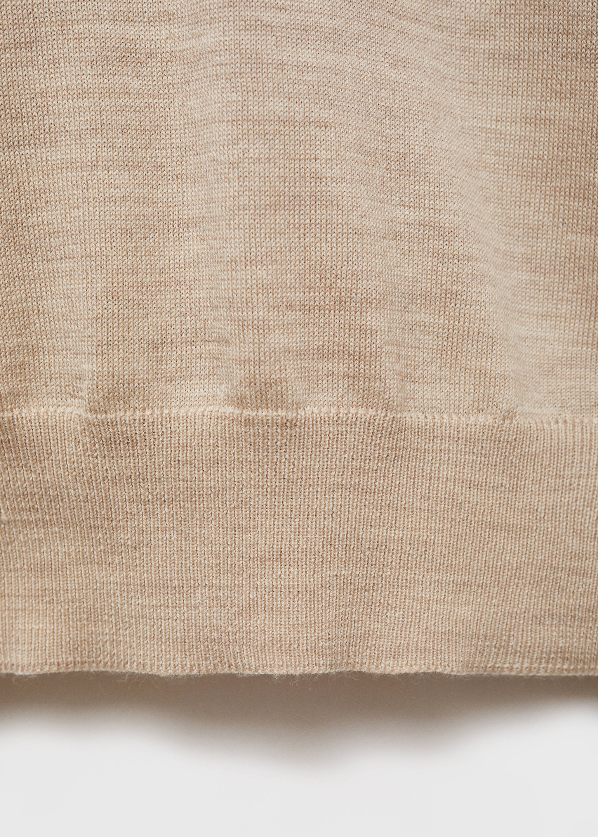 Pull-over polo 100 % laine mérinos - Détail de l'article 0