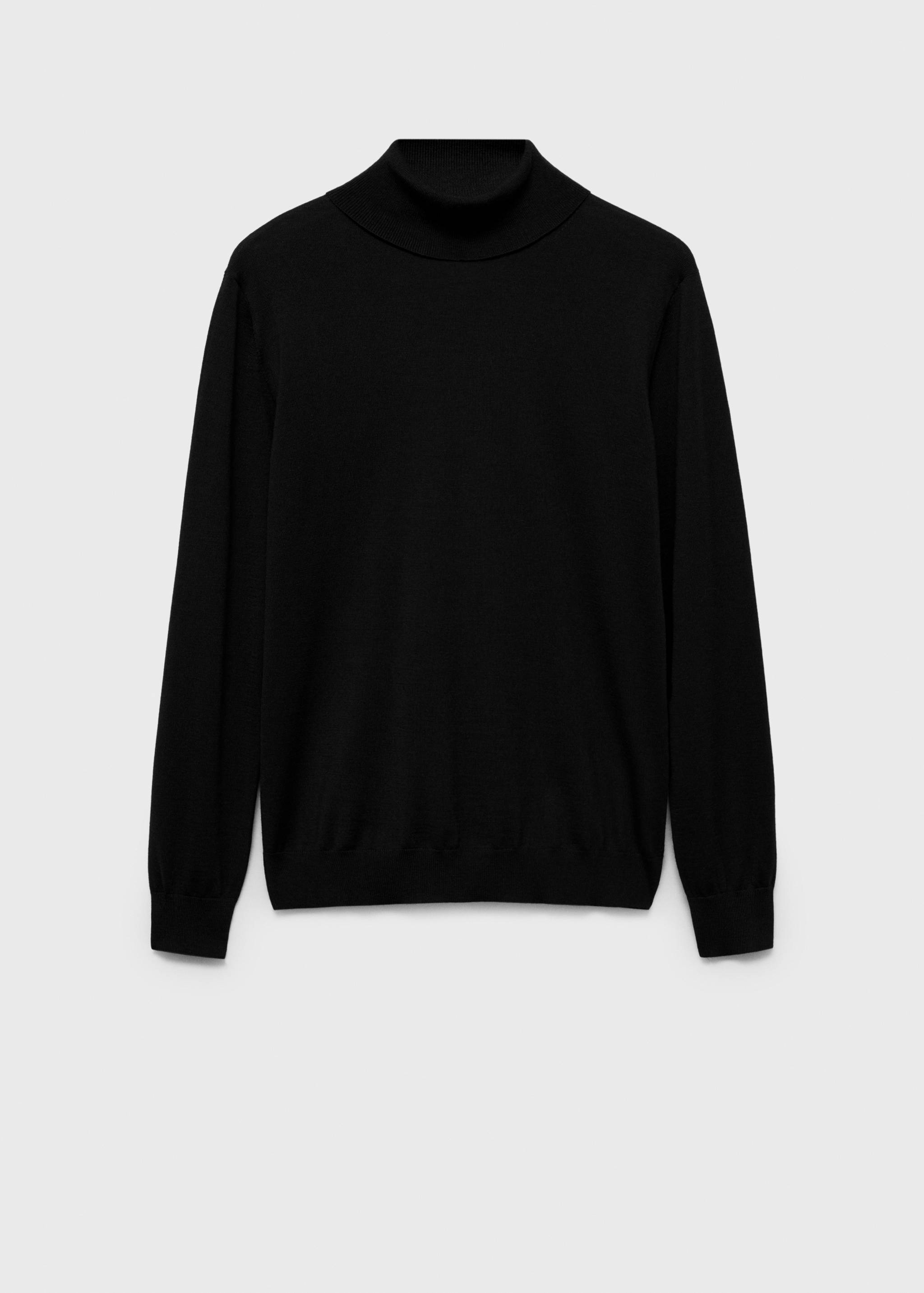 100% merino wool turtleneck sweater - Article without model