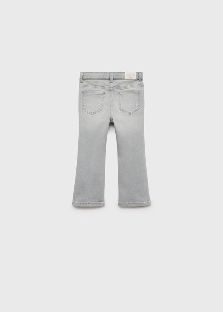 Flared jeans with pocket — Denim Grey