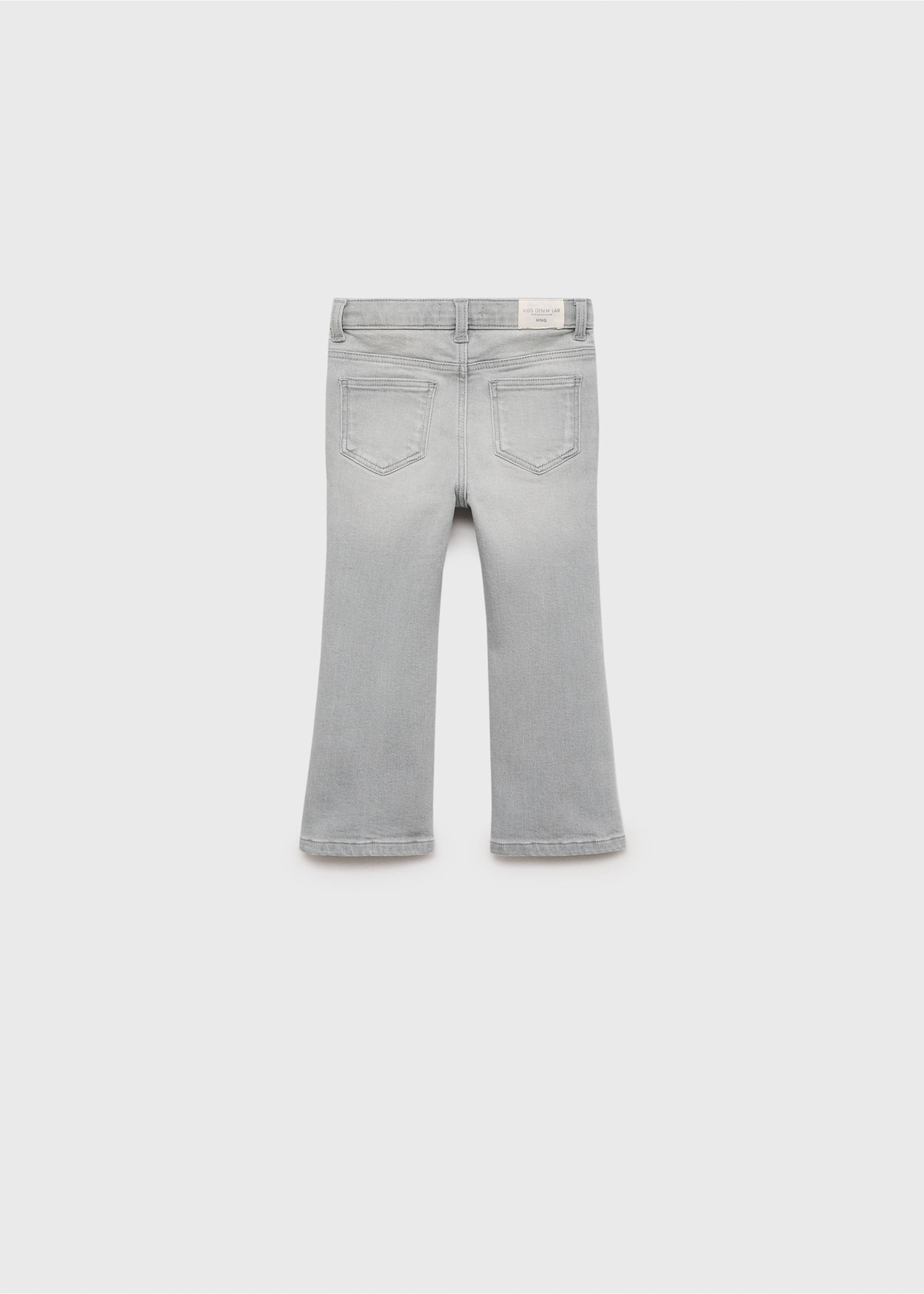 Jeans flare bolsillos - Reverso del artículo, Gris. Ref: 87000621-00.