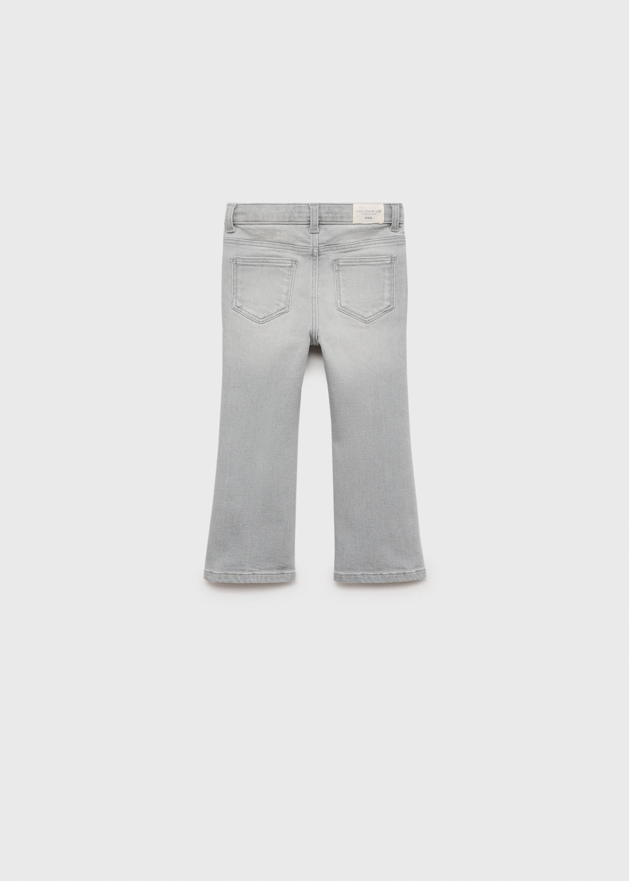 Flared jeans with pocket - Reverse of the article