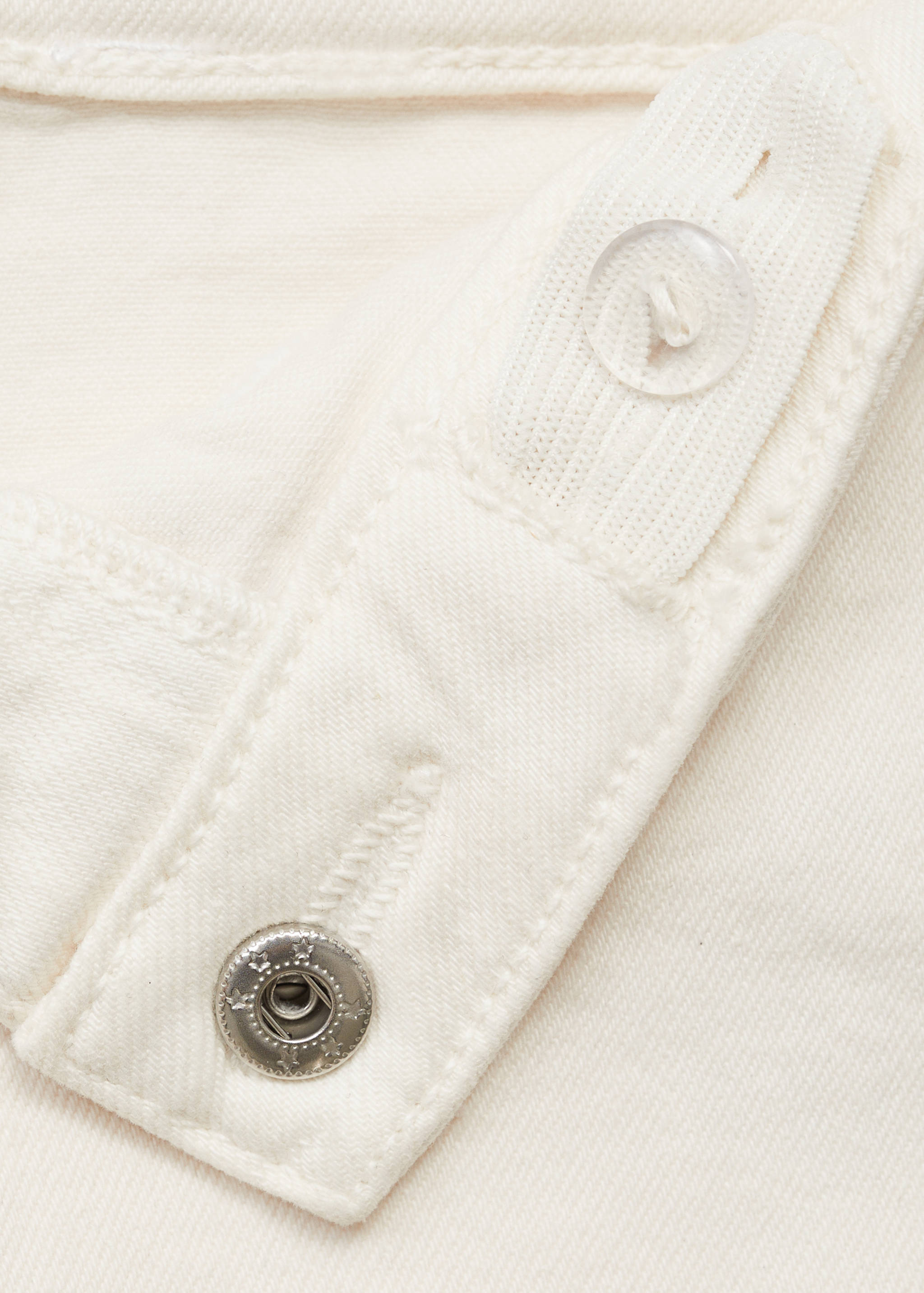 Seamless jeans with frayed hem - Details of the article 0