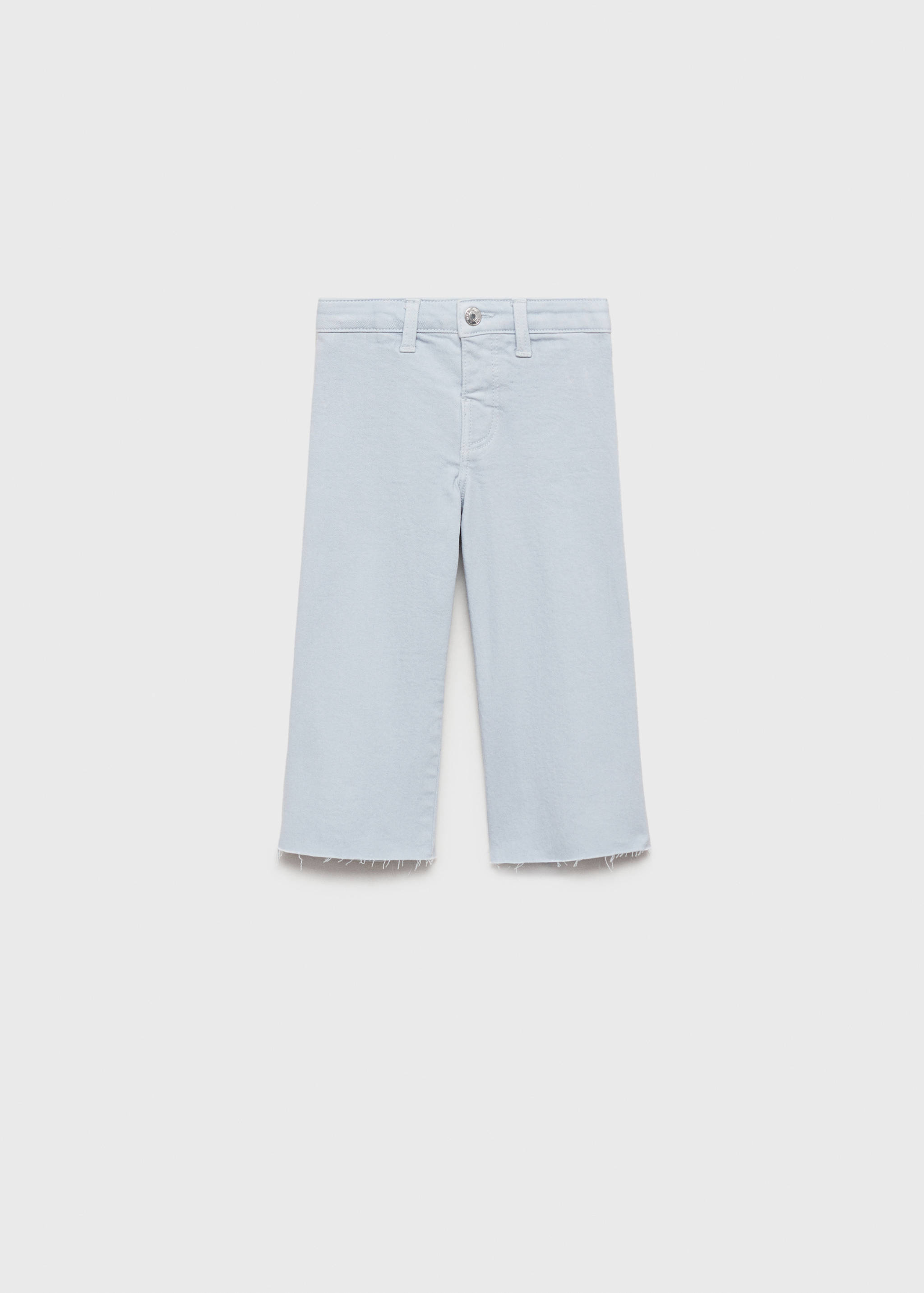 Безшовні джинси з необробленим низом - Товар без моделі