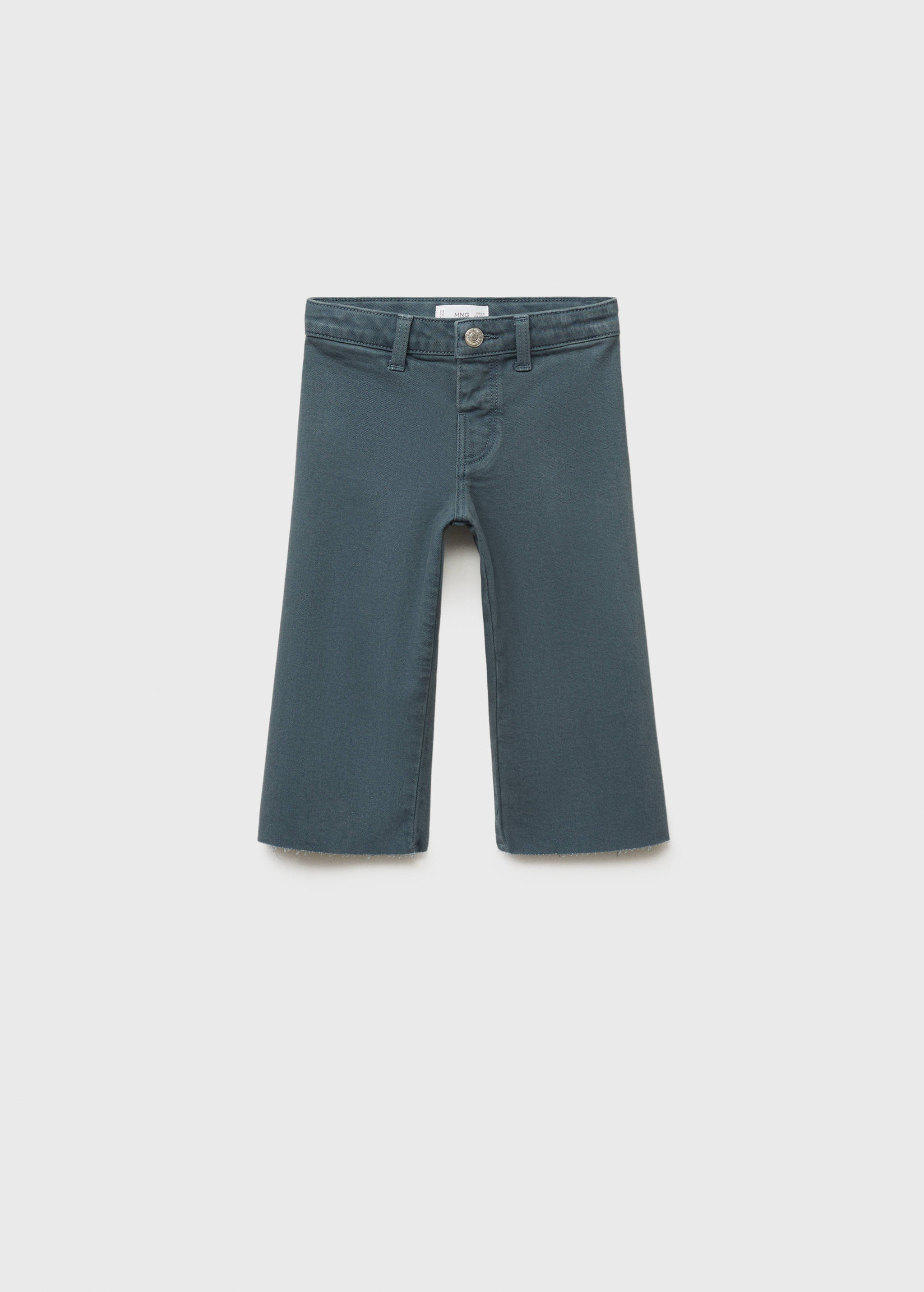 Безшовні джинси з необробленим низом - Товар без моделі