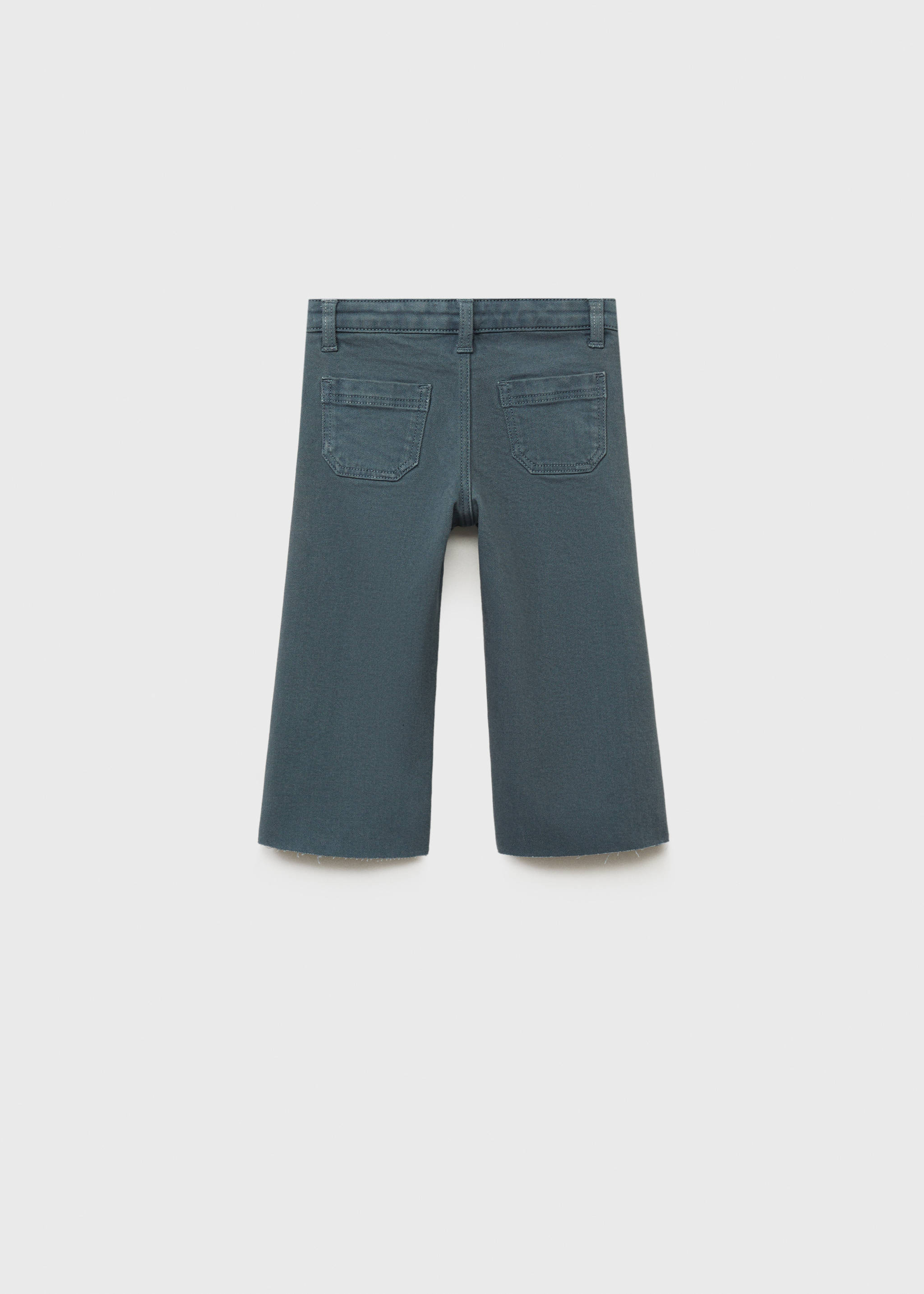 Безшовні джинси з необробленим низом - Зворотна сторона товару