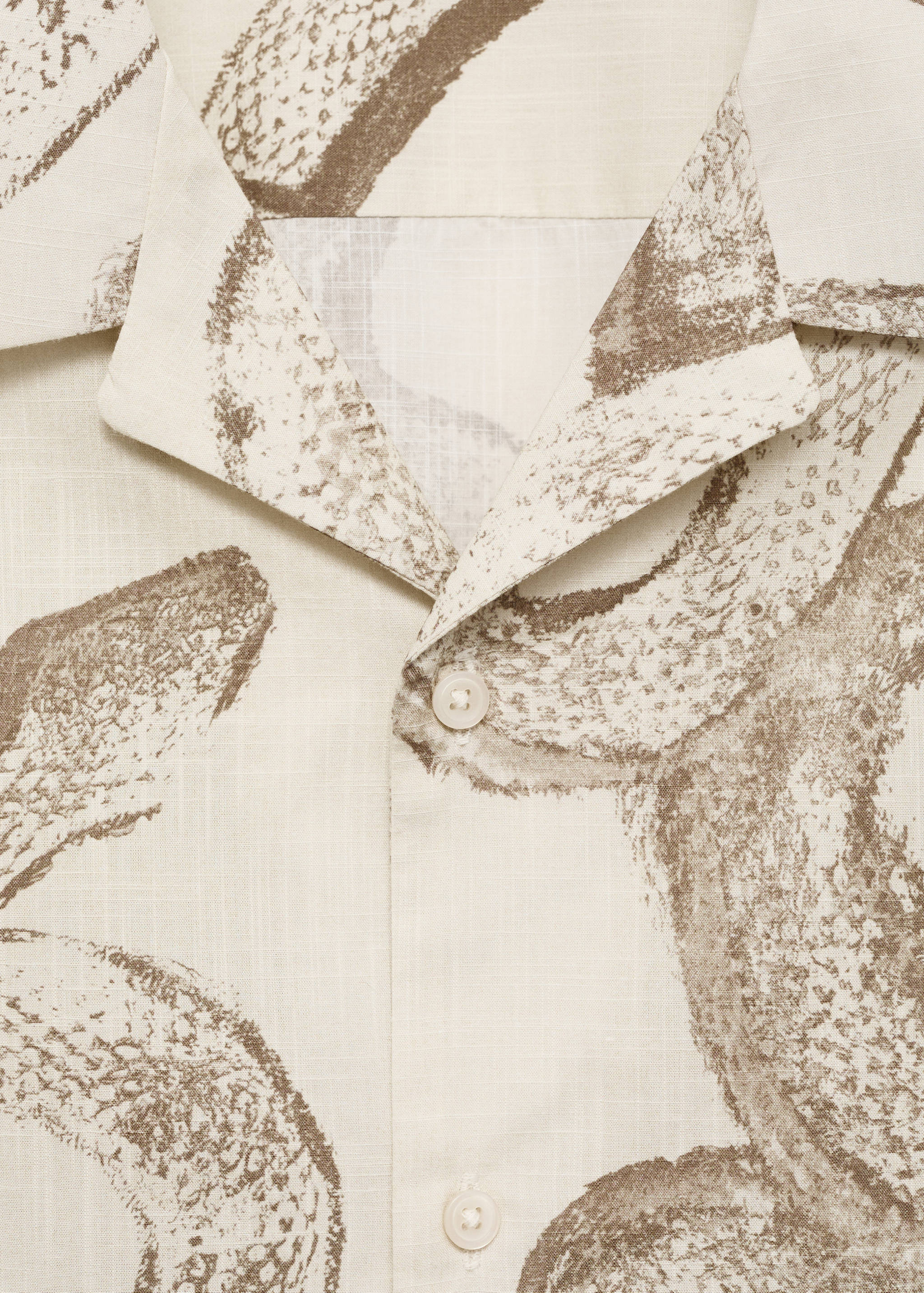 100% cotton regular-fit printed shirt - Details of the article 8