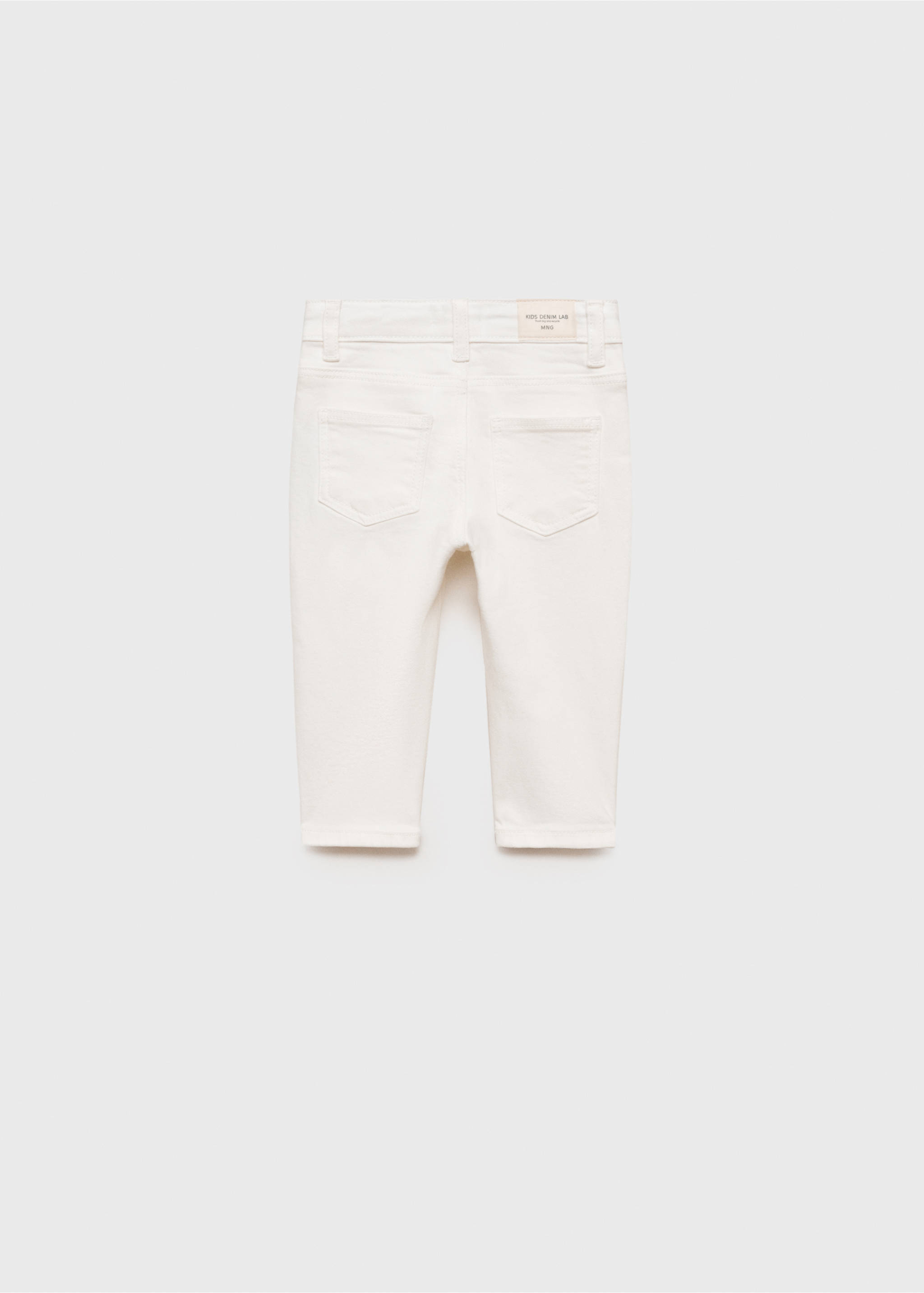 Jeans skinny - Reverso del artículo, Blanco. Ref: 87000625-00.