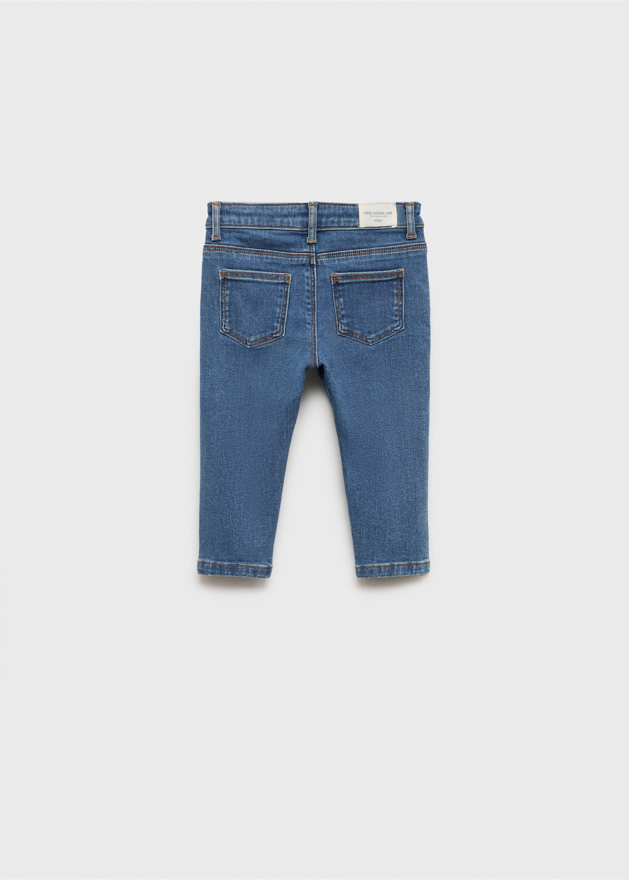 Jeans skinny - Reverso del artículo, Azul medio. Ref: 87000625-00.