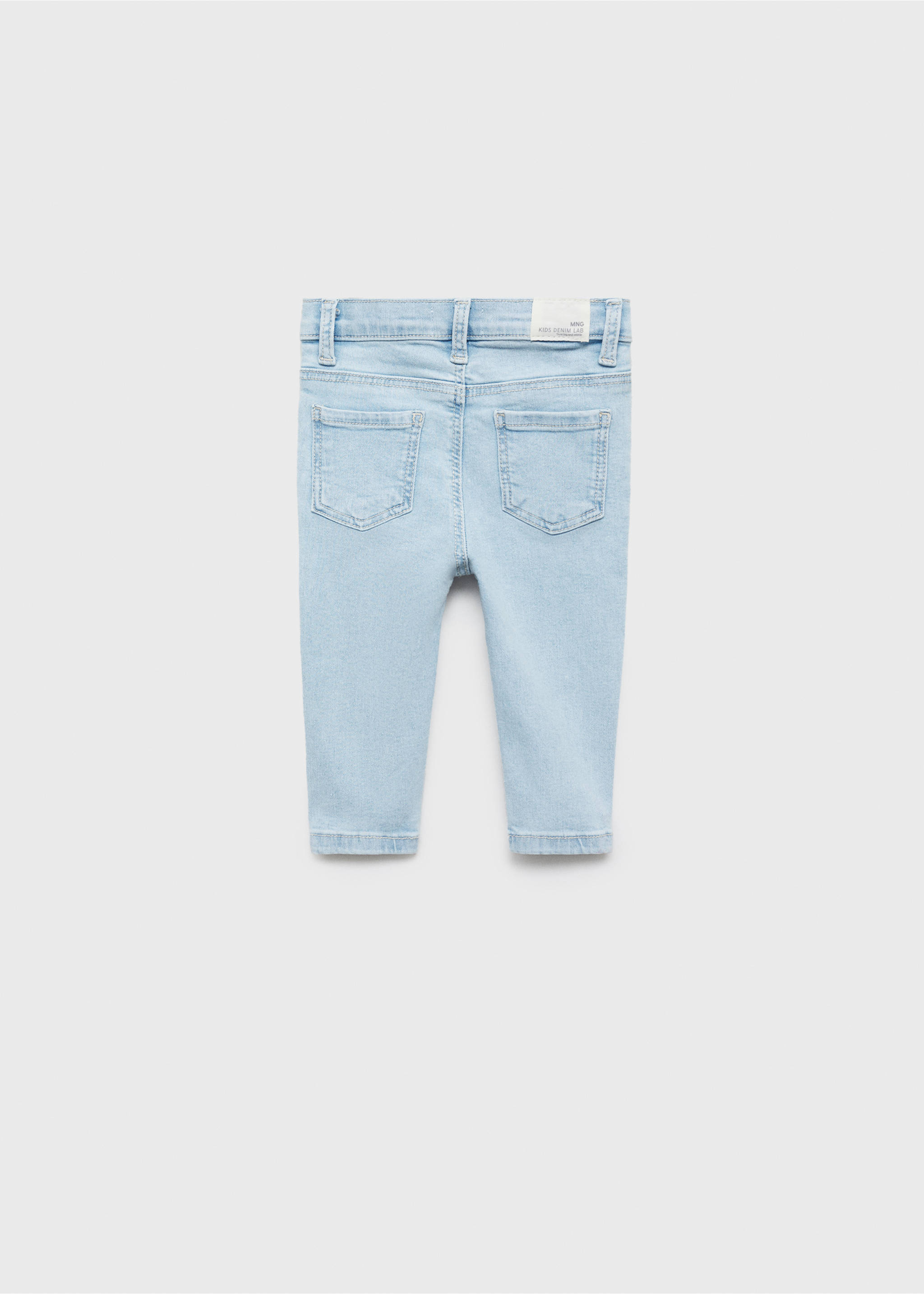 Cotton skinny Jeans - Reverse of the article, Light Blue. Ref: 87000628-00.