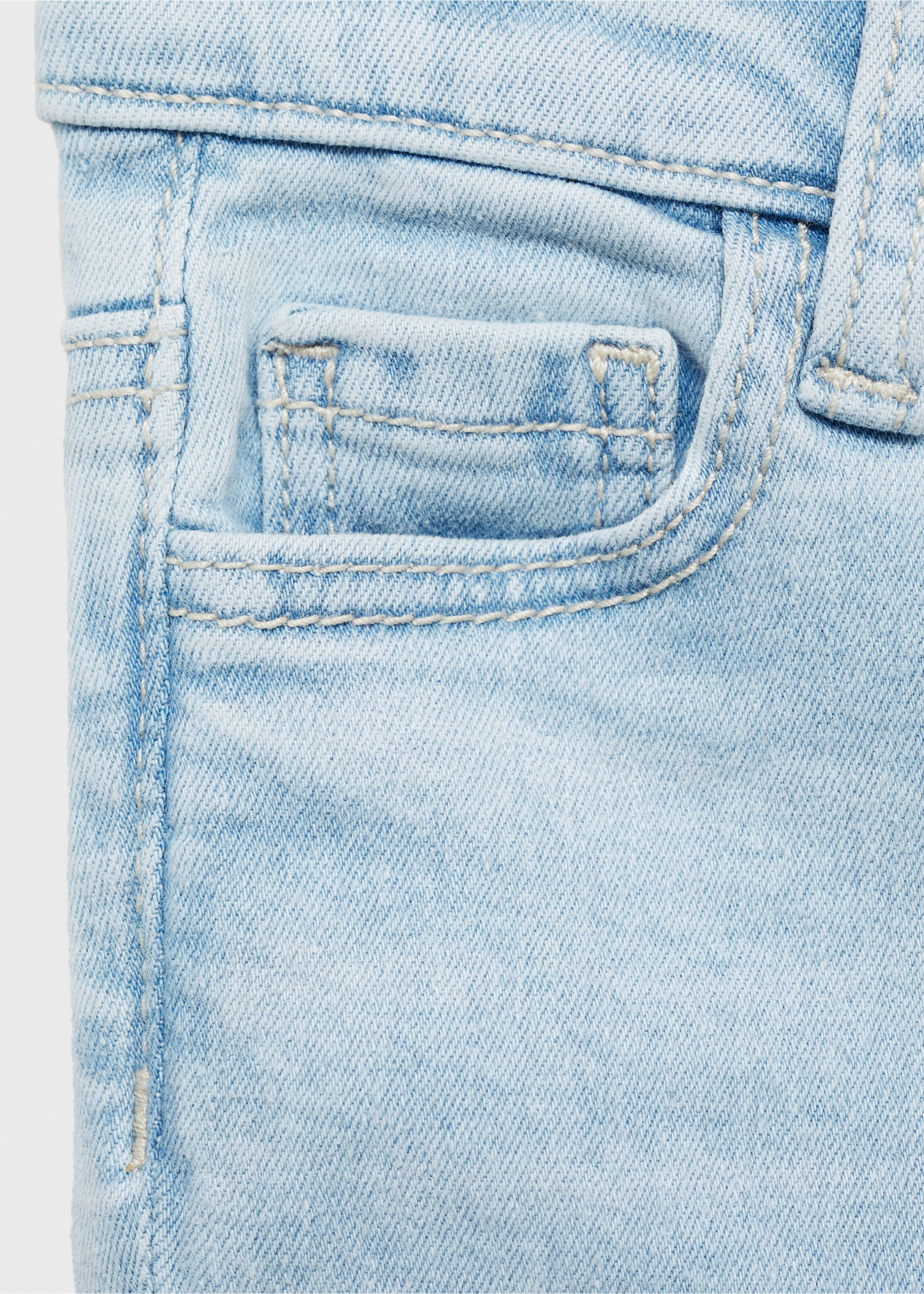 Cotton skinny Jeans - Details of the article 0, Light Blue. Ref: 87000628-00.