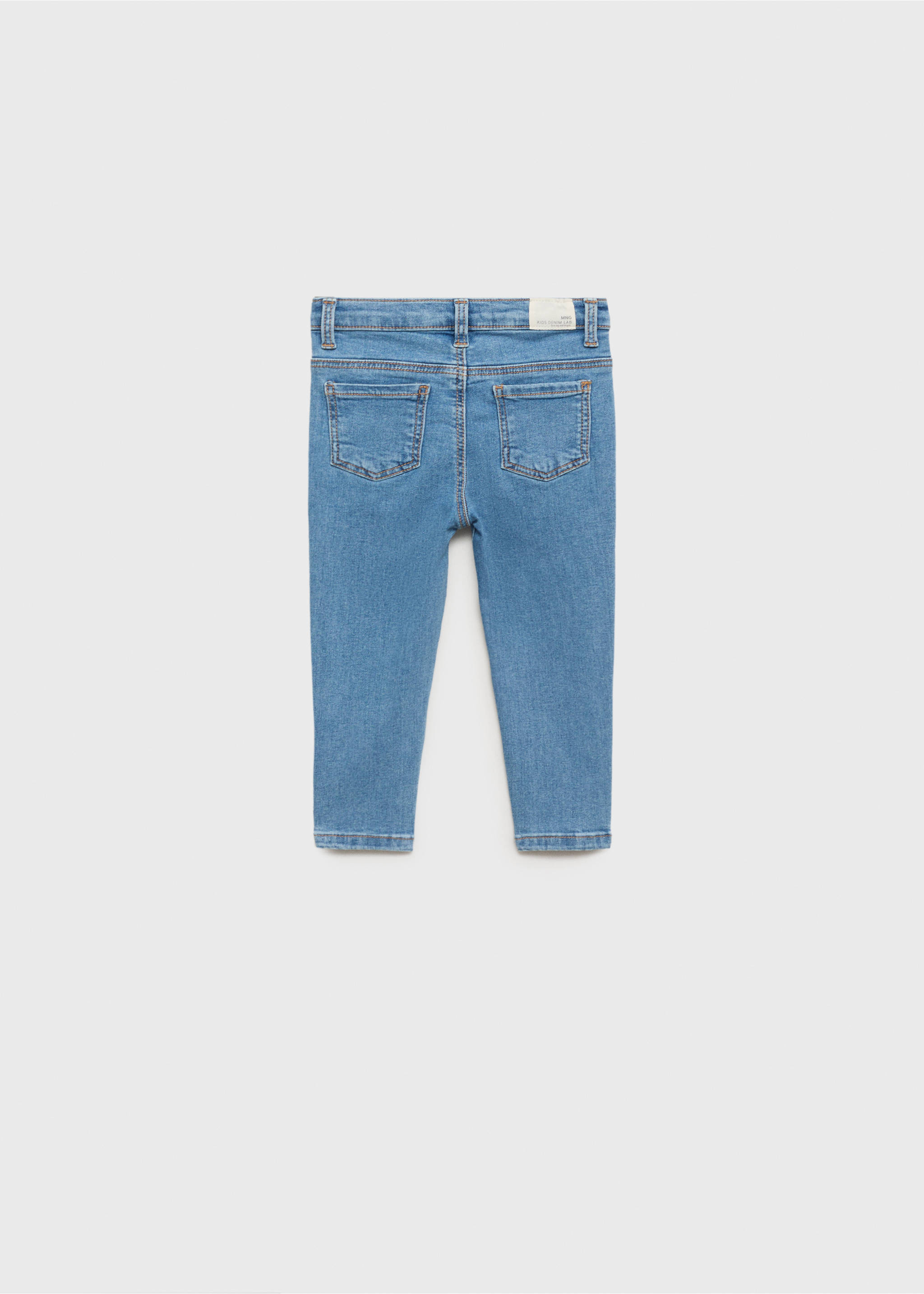 Cotton skinny Jeans - Reverse of the article, Medium Blue. Ref: 87000628-00.