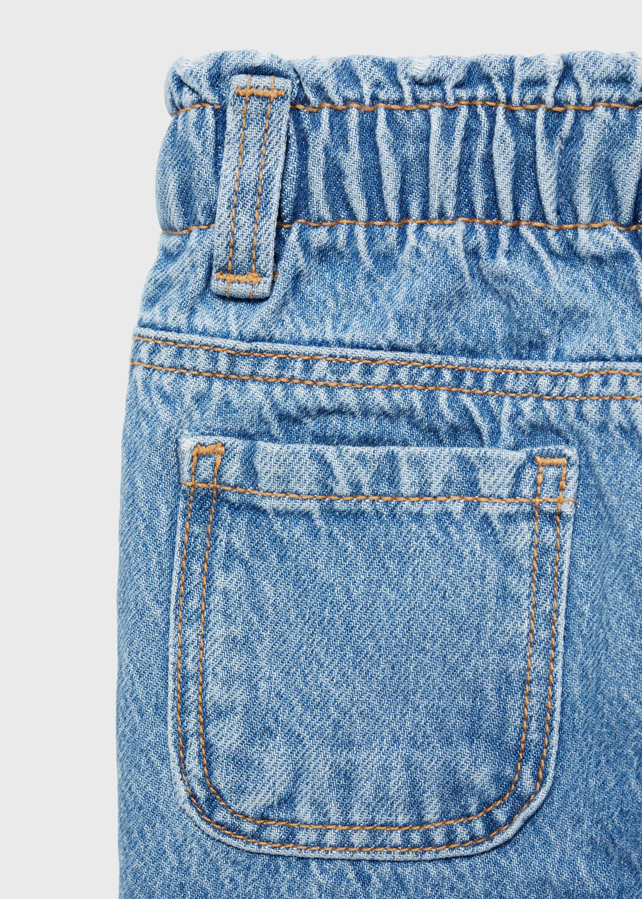Jeans paperbag droits - Détail de l'article 0