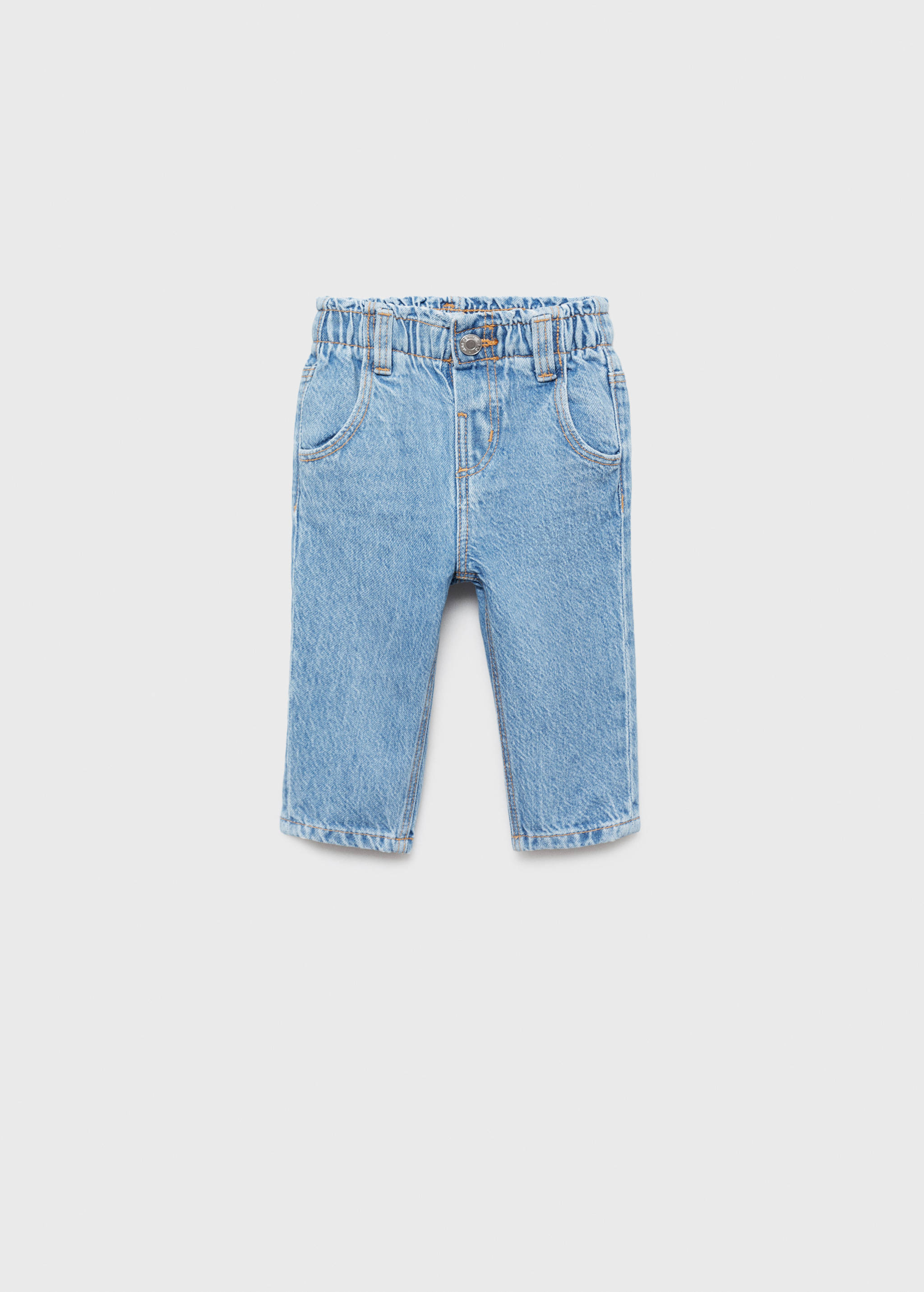 Jeans paperbag droits - Article sans modèle