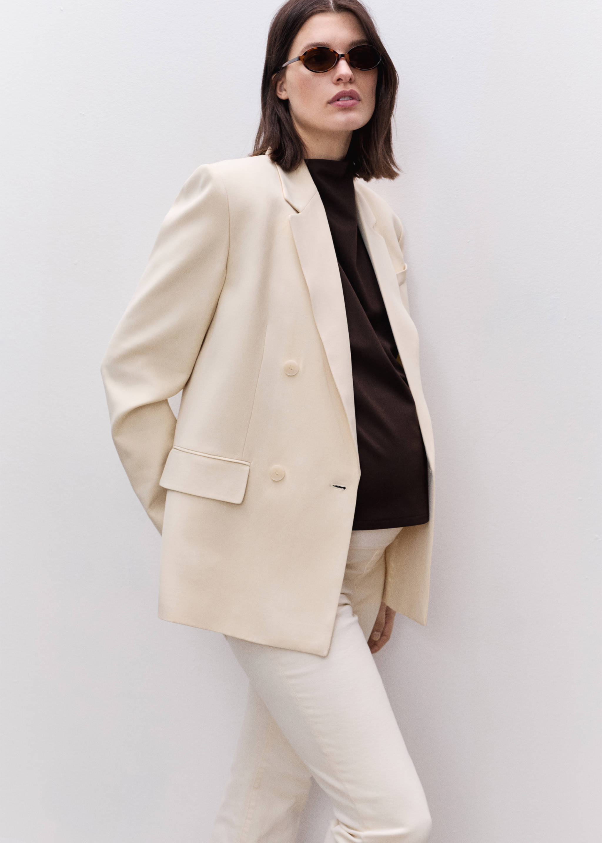 Jeans flare crop premamá - Detalle del artículo 1