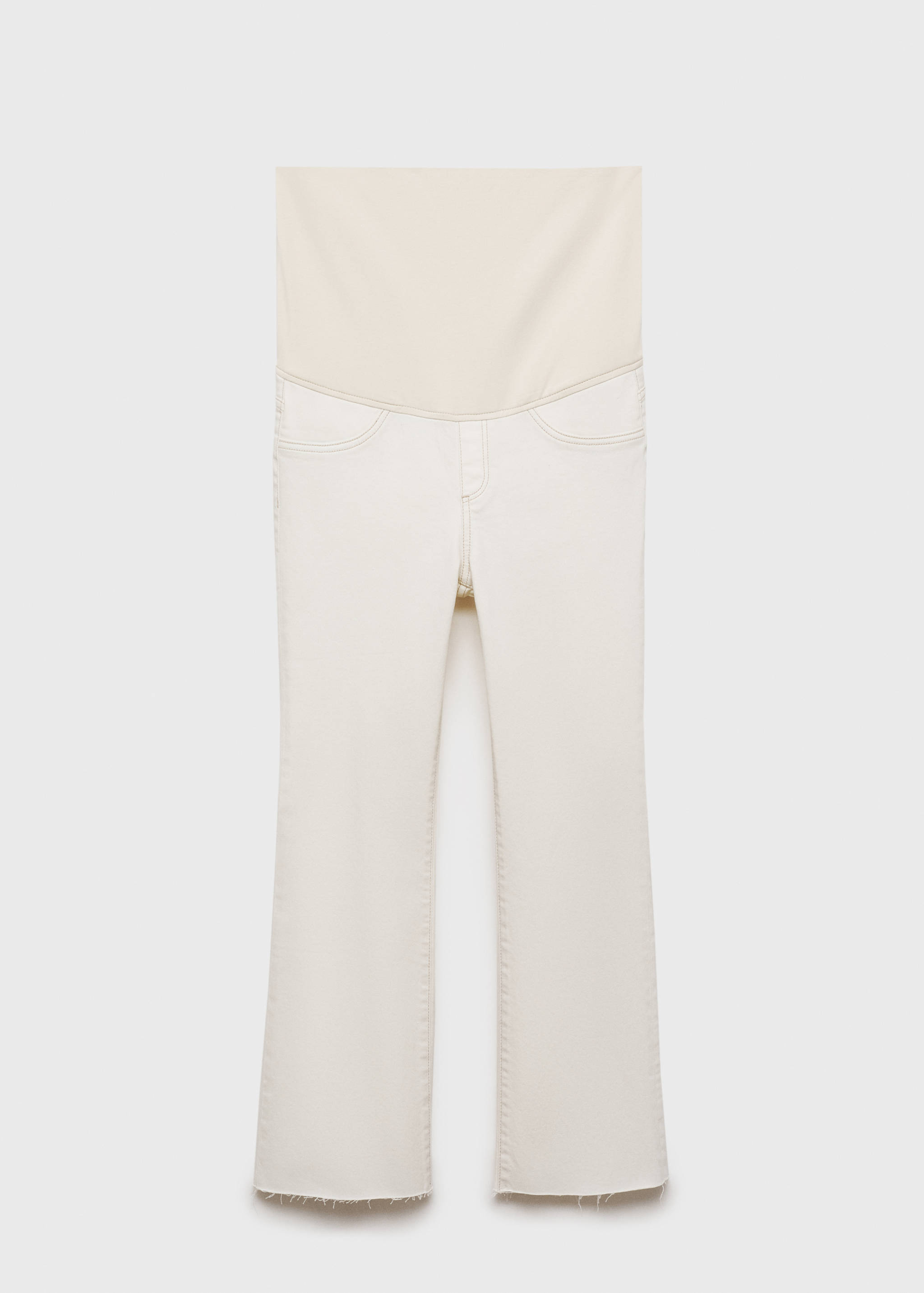 Jeans flare crop premamá - Artículo sin modelo