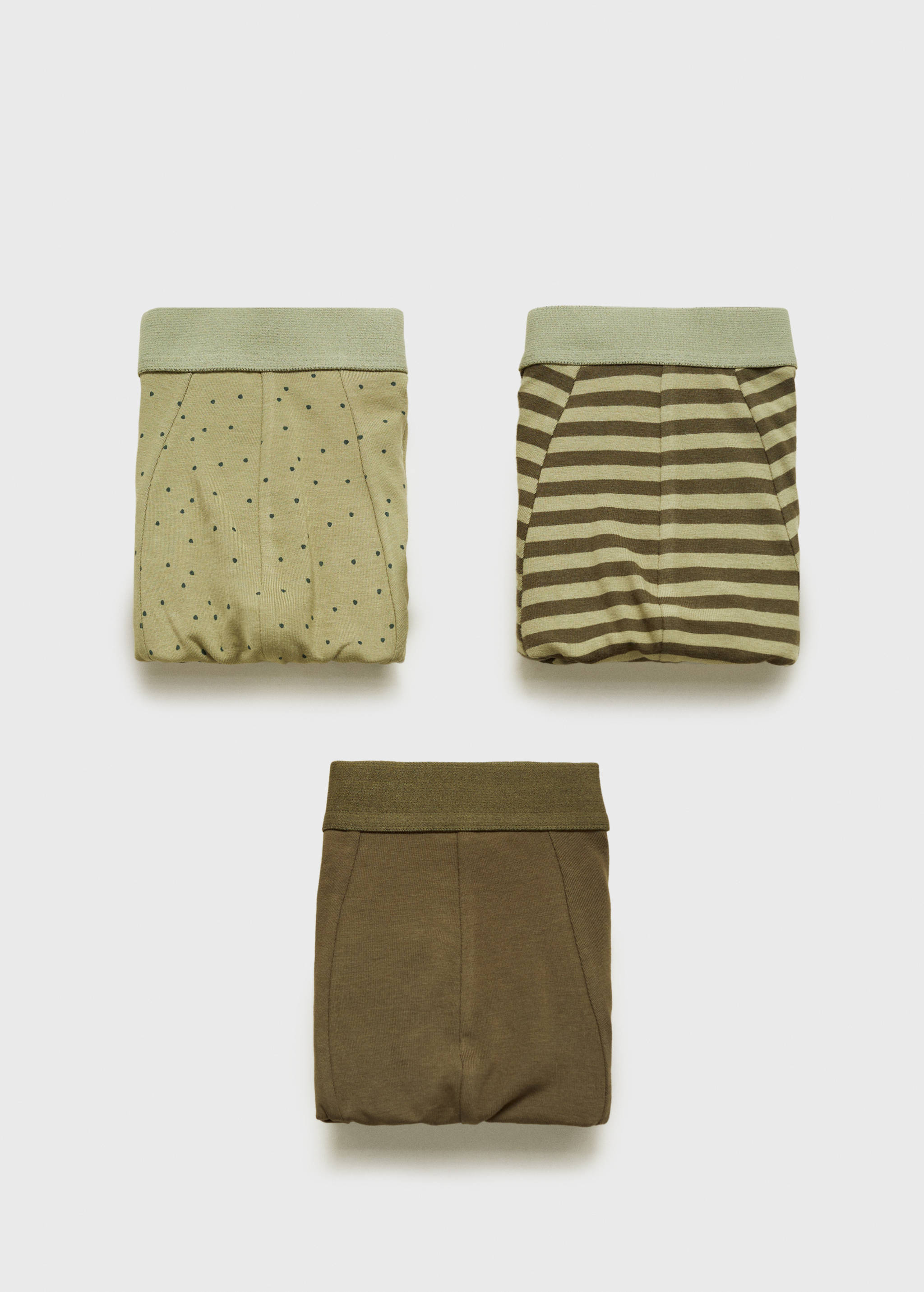 Pack of 3 cotton combination briefs - Article without model