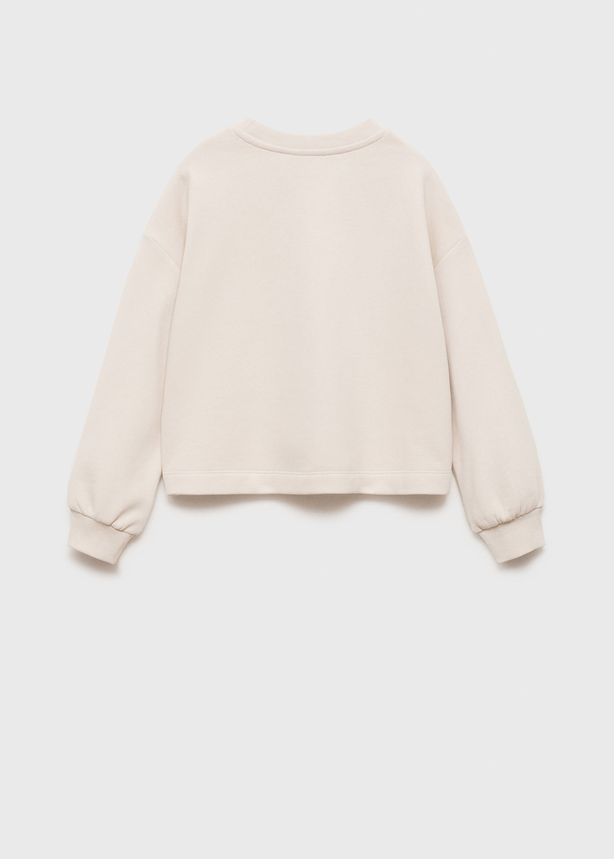 Boncuk detaylı sweatshirt - Ürünün arkası