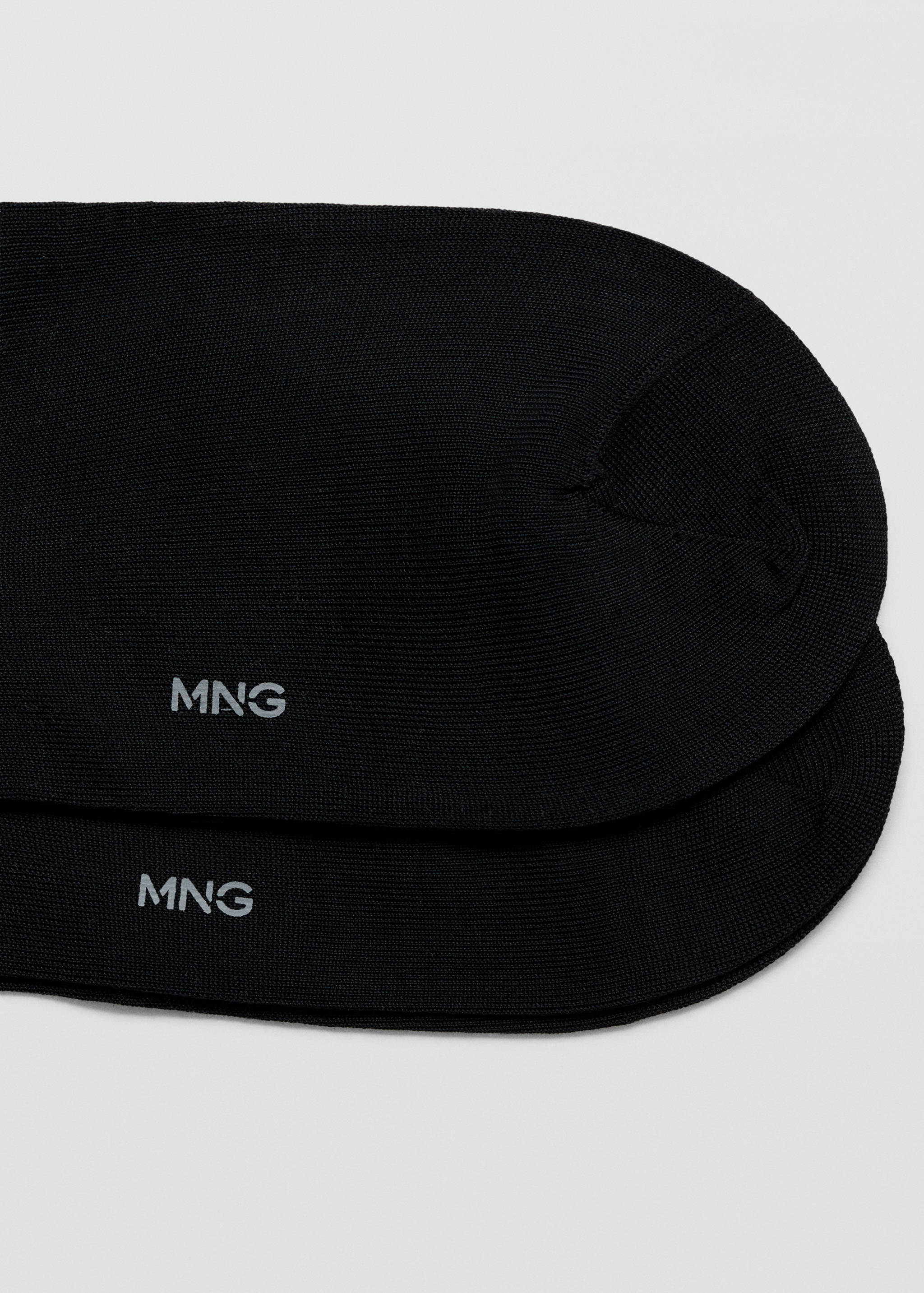 Pack 2 calcetines 100% algodón liso - Detalle del artículo 8