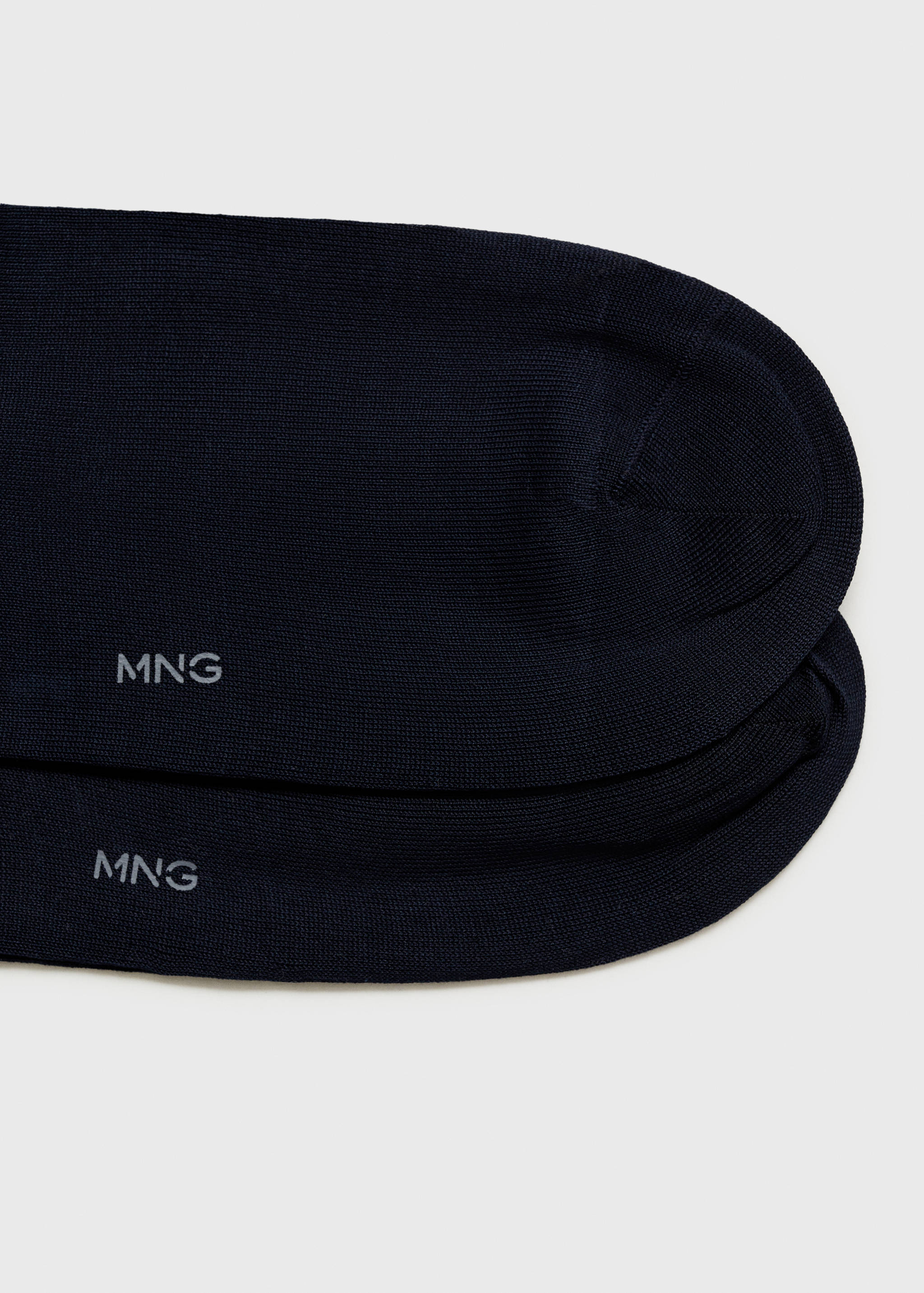 Pack 2 calcetines 100% algodón liso - Detalle del artículo 8