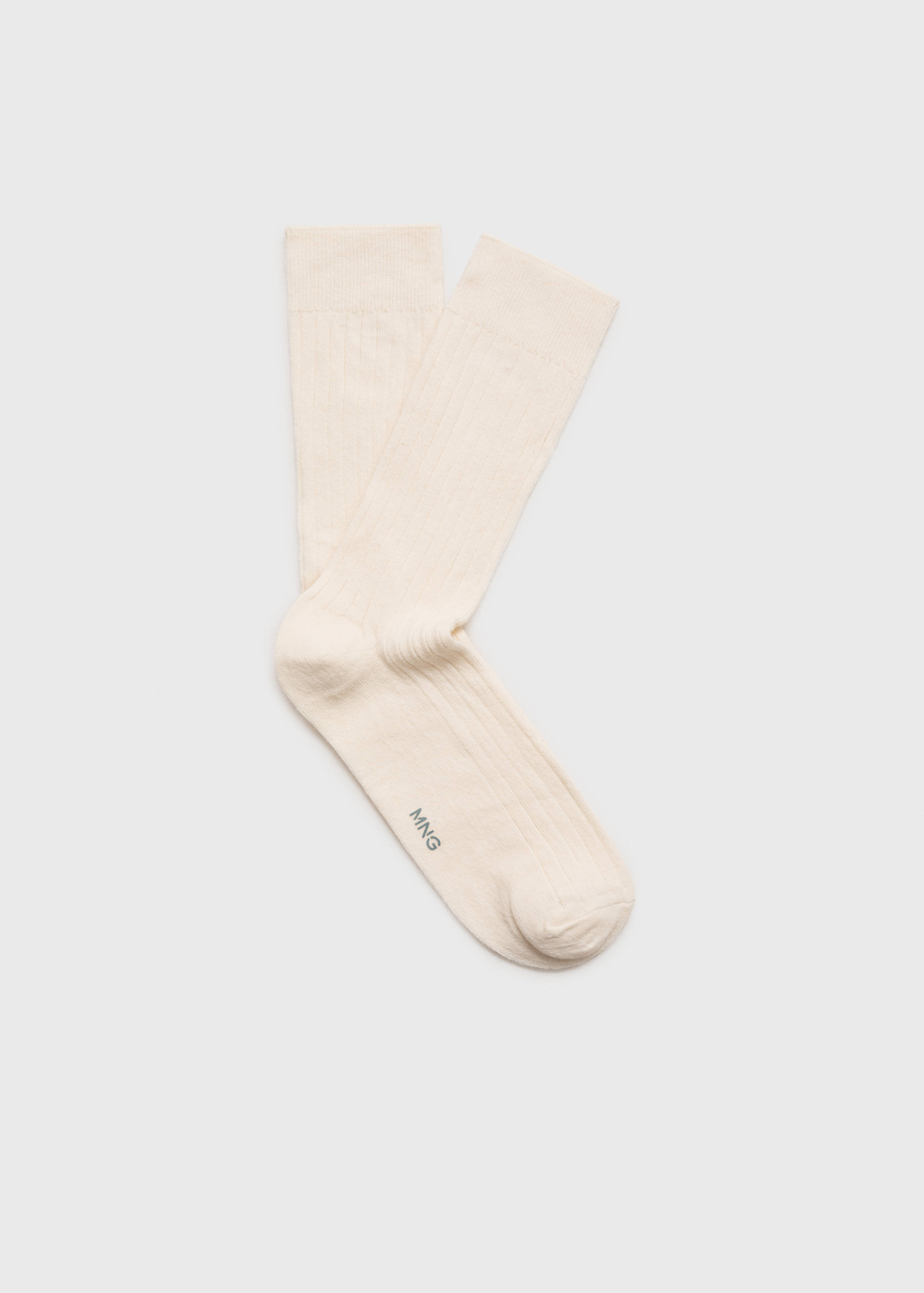 Ribbed cotton socks - Article without model