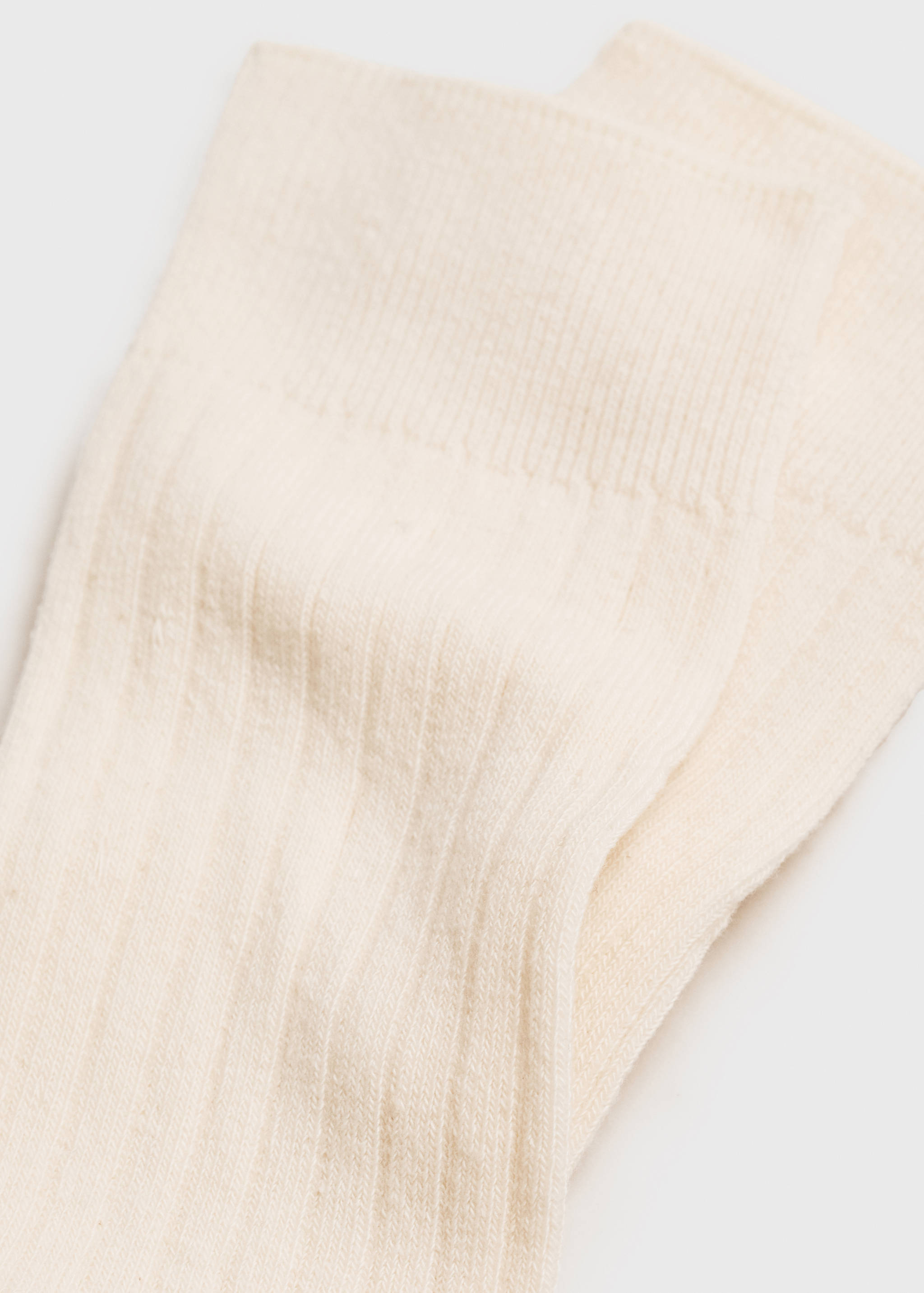 Ribbed cotton socks - Details of the article 0