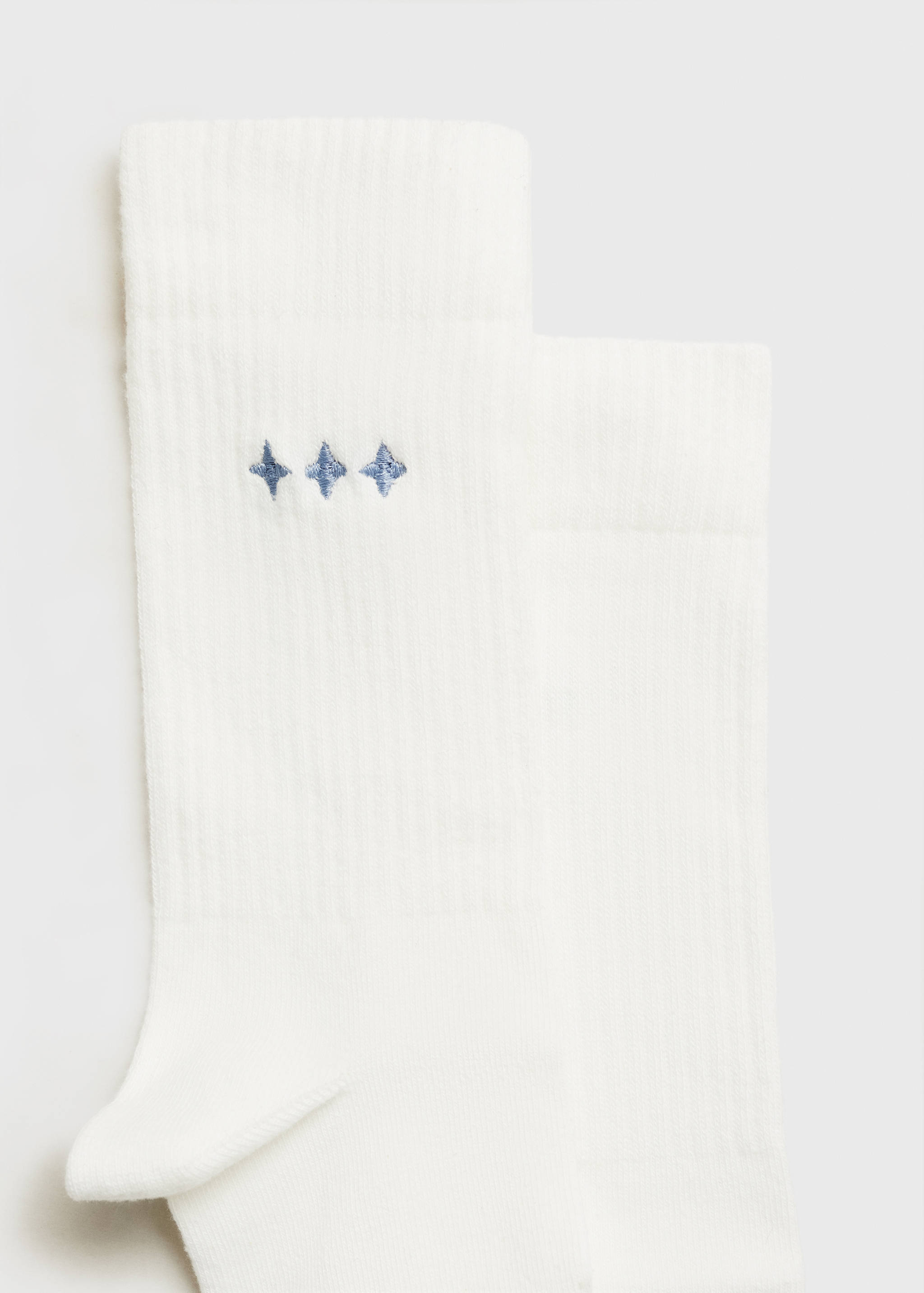 Embroidered cotton socks - Details of the article 8