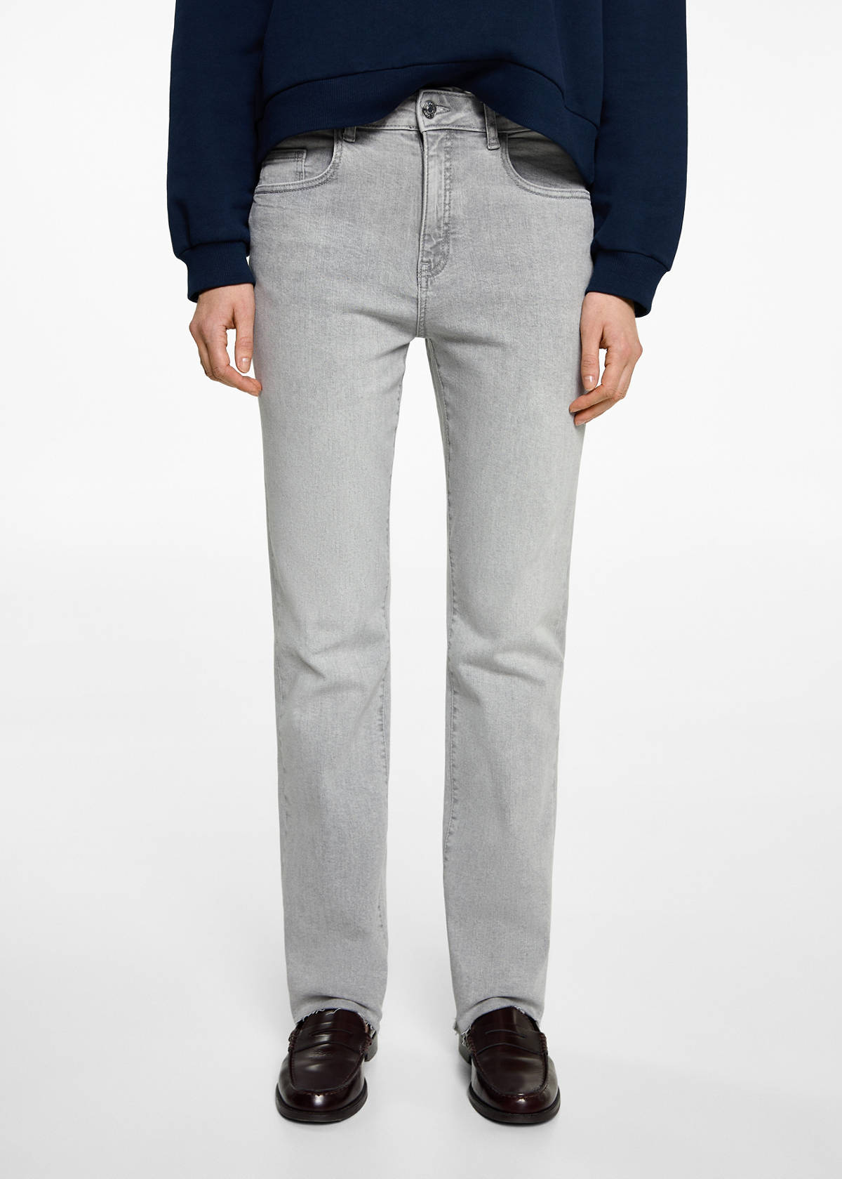 Straight fit jeans — Denim Grey