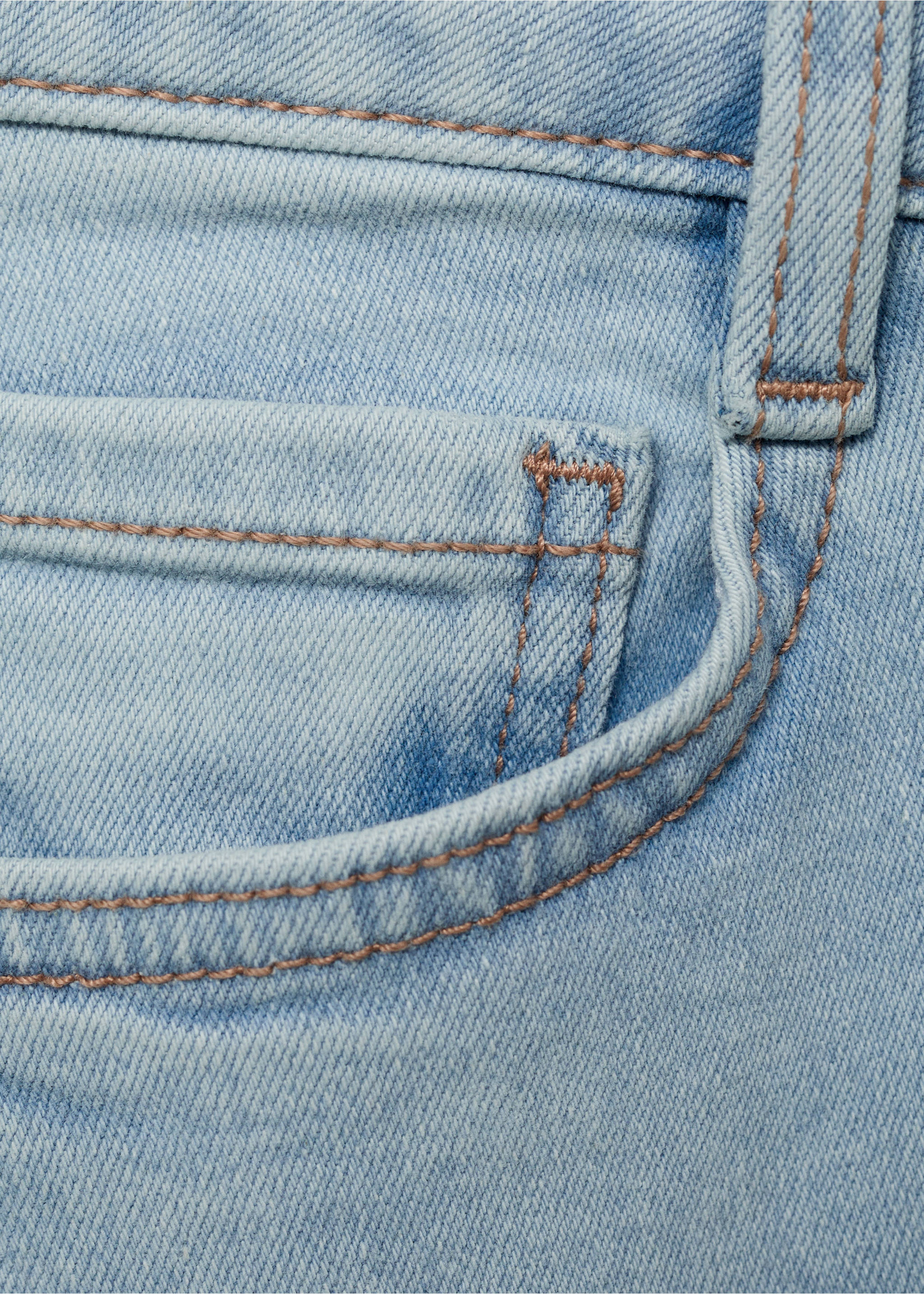 Jeans flare crop - Detalle del artículo 0, Azul claro. Ref: 87001069-00.