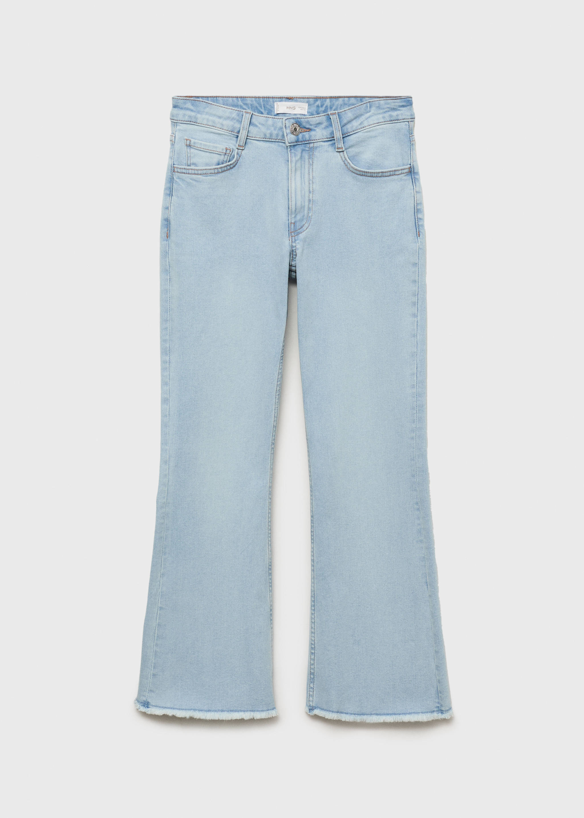Kurze Flared-Jeans - Artikel ohne Model