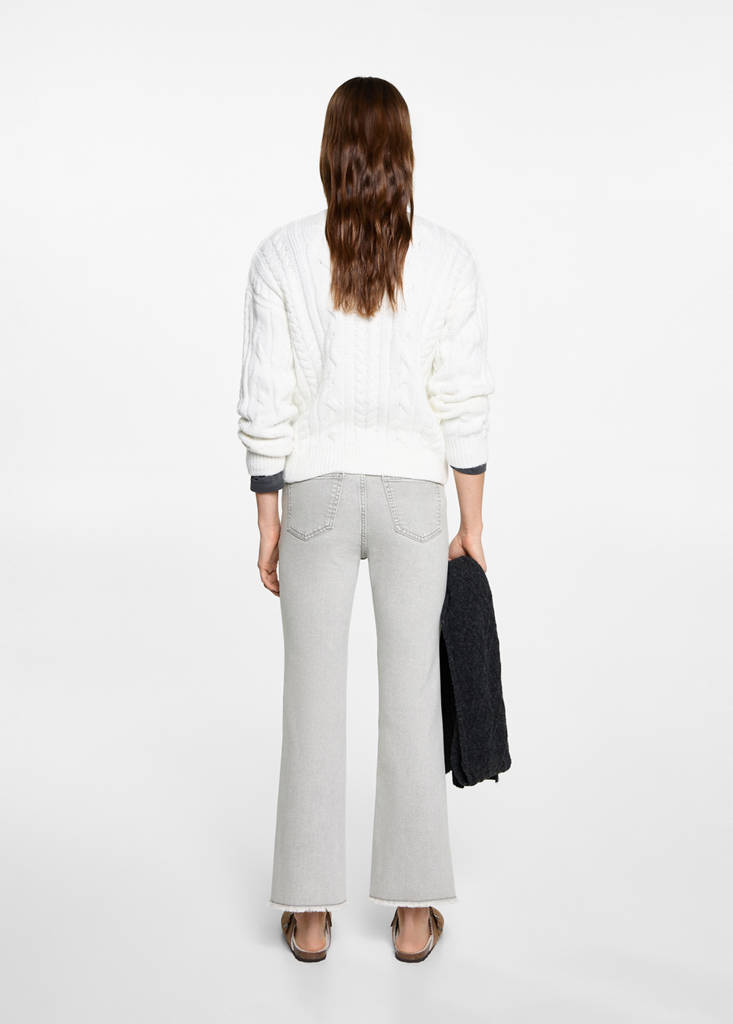 Crop flared jeans - thumbnail 3