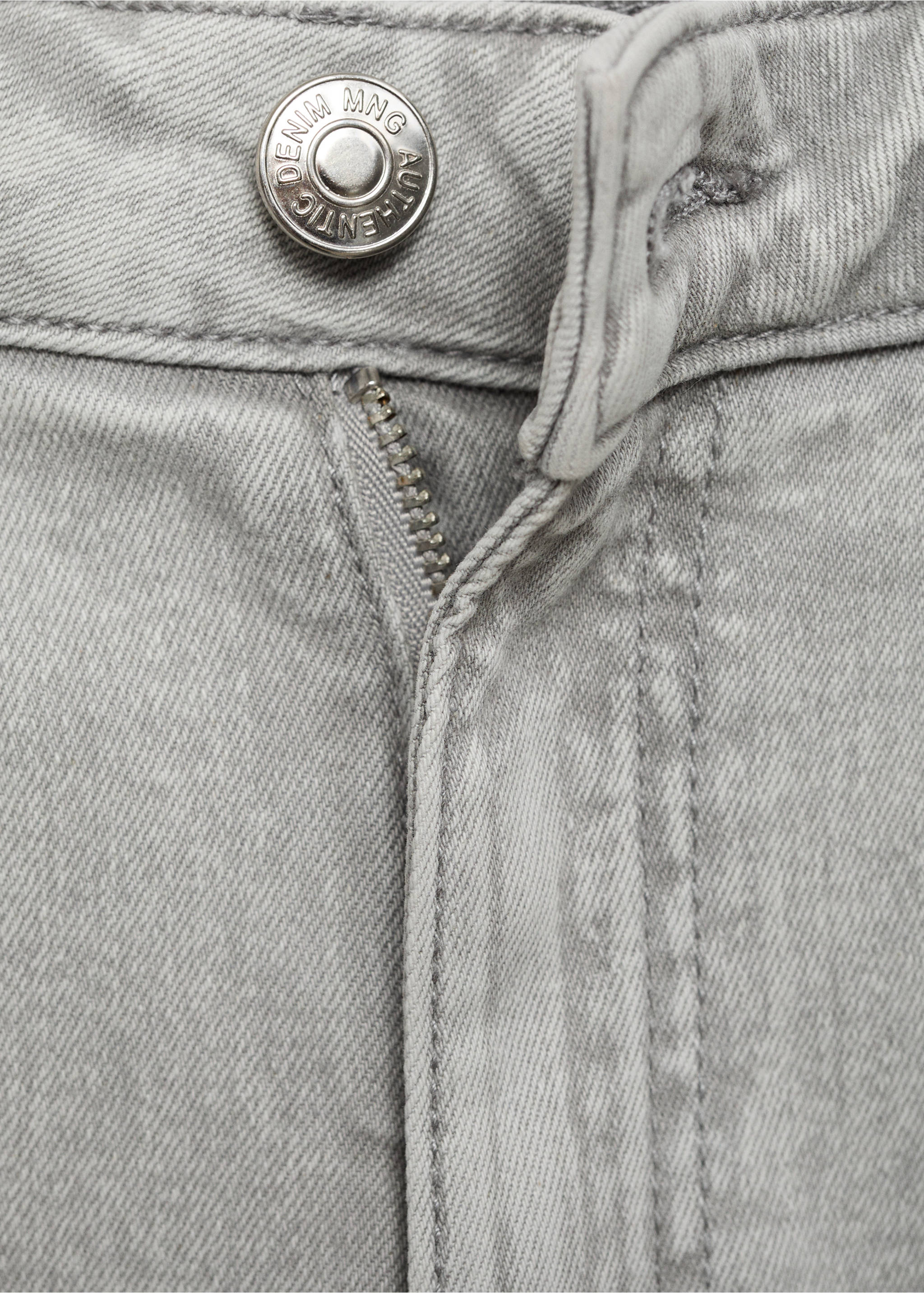 Crop flared jeans - Details of the article 8, Denim Grey. Ref: 87001070-00.