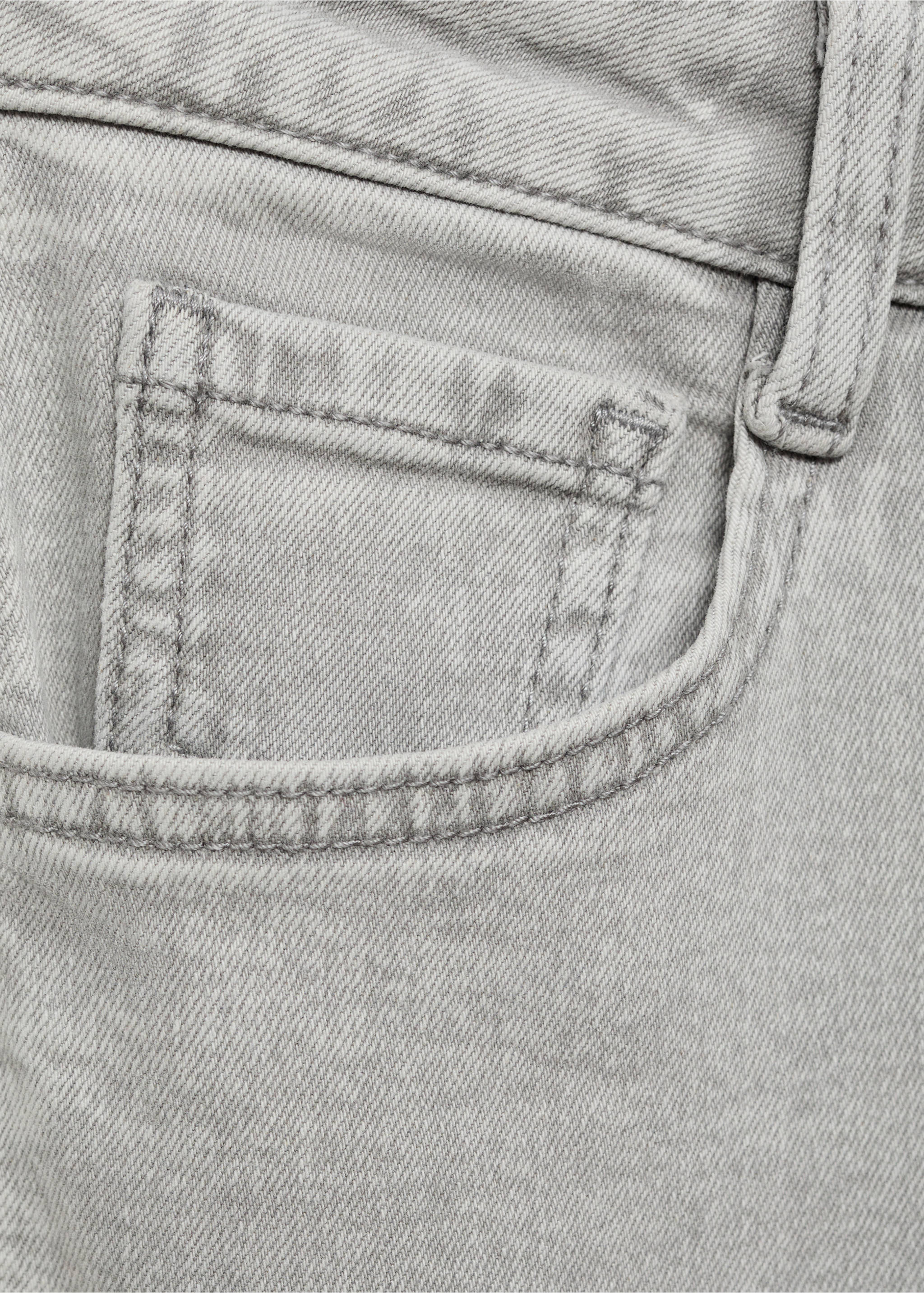 Crop flared jeans - Details of the article 0, Denim Grey. Ref: 87001070-00.