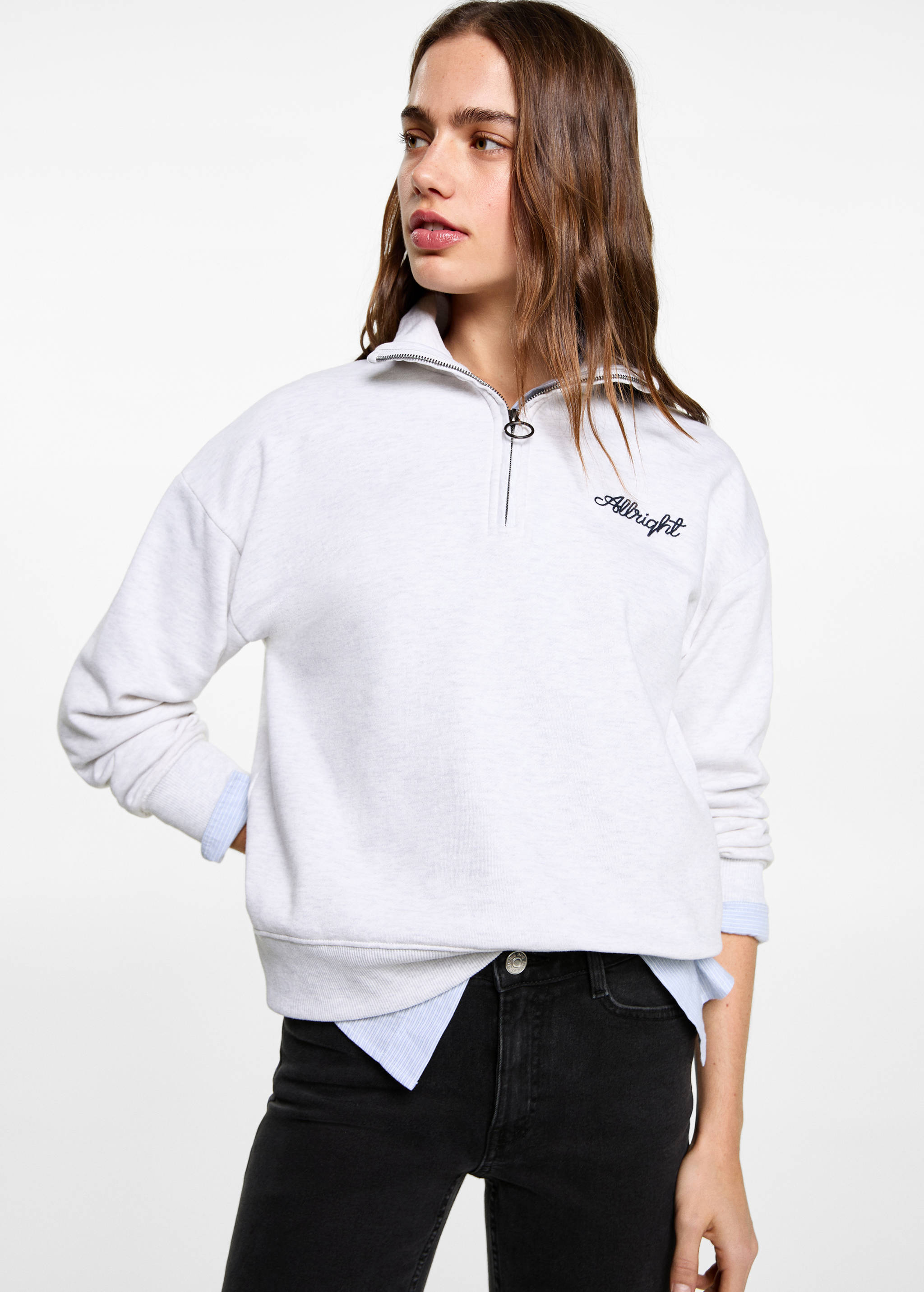 Jean flare crop - Plan moyen