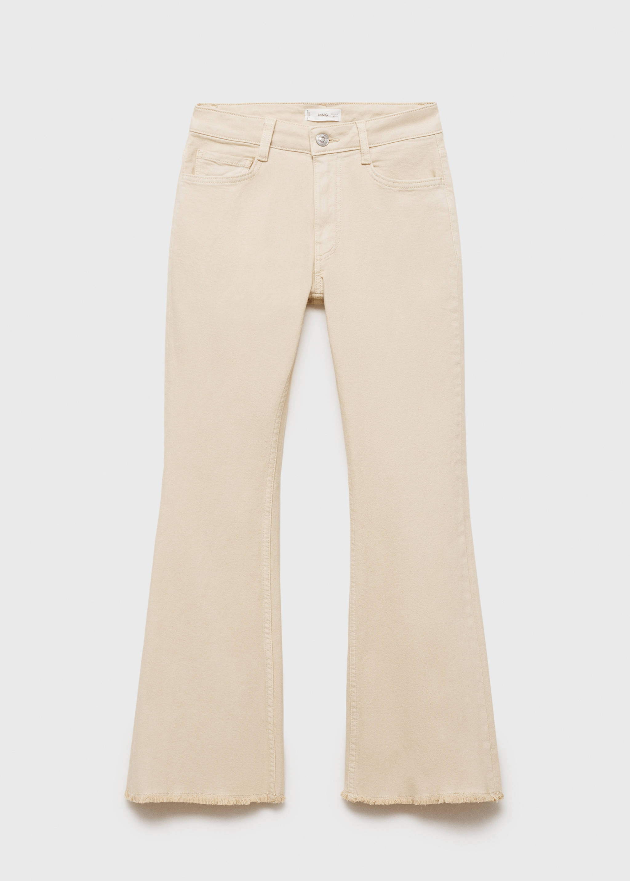 Kurze Flared-Jeans - Artikel ohne Model