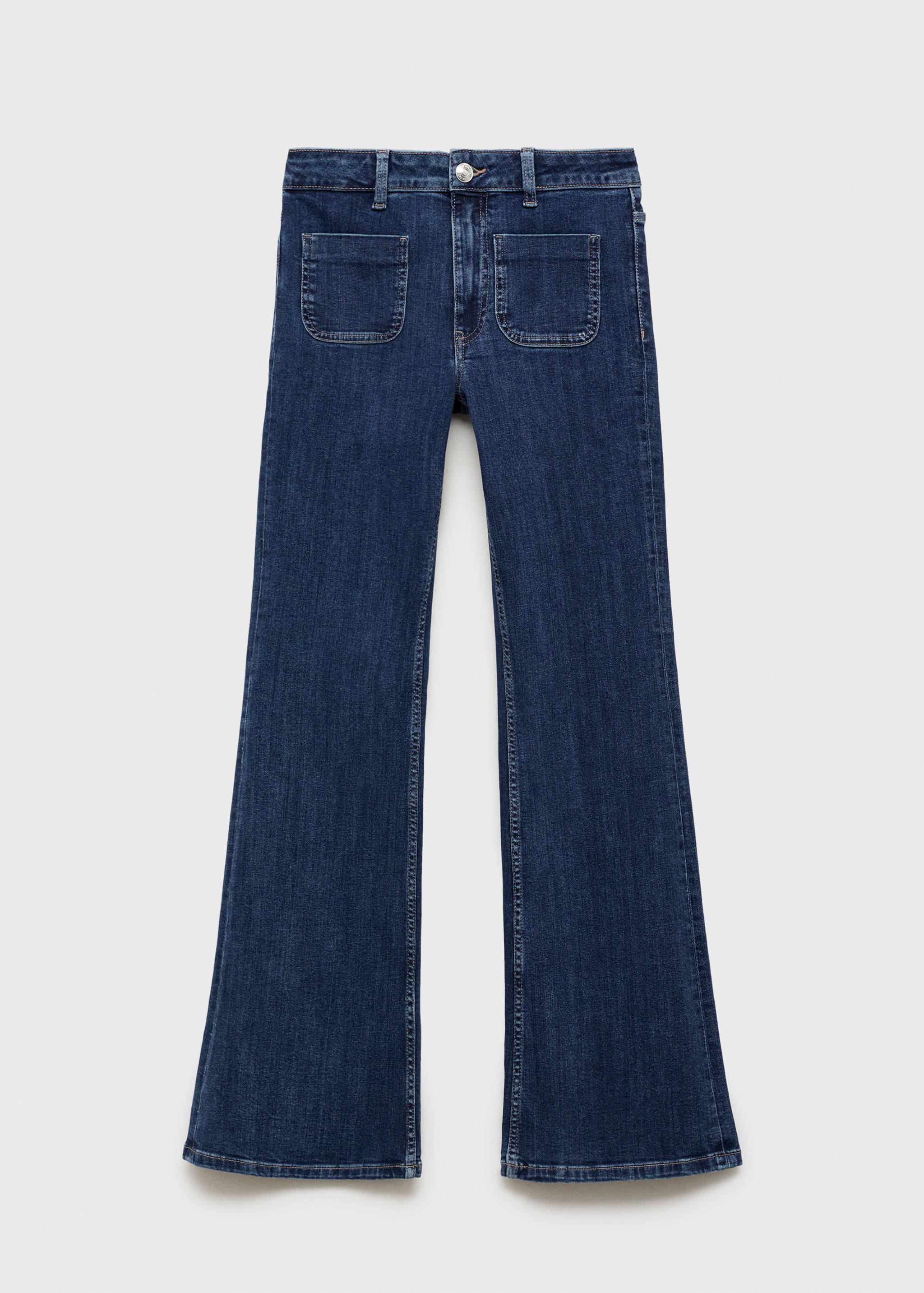 Flared jeans with pocket - Article without model