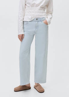 Striped culotte jeans — Blue 5