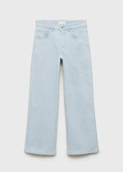 Striped culotte jeans — Blue 6