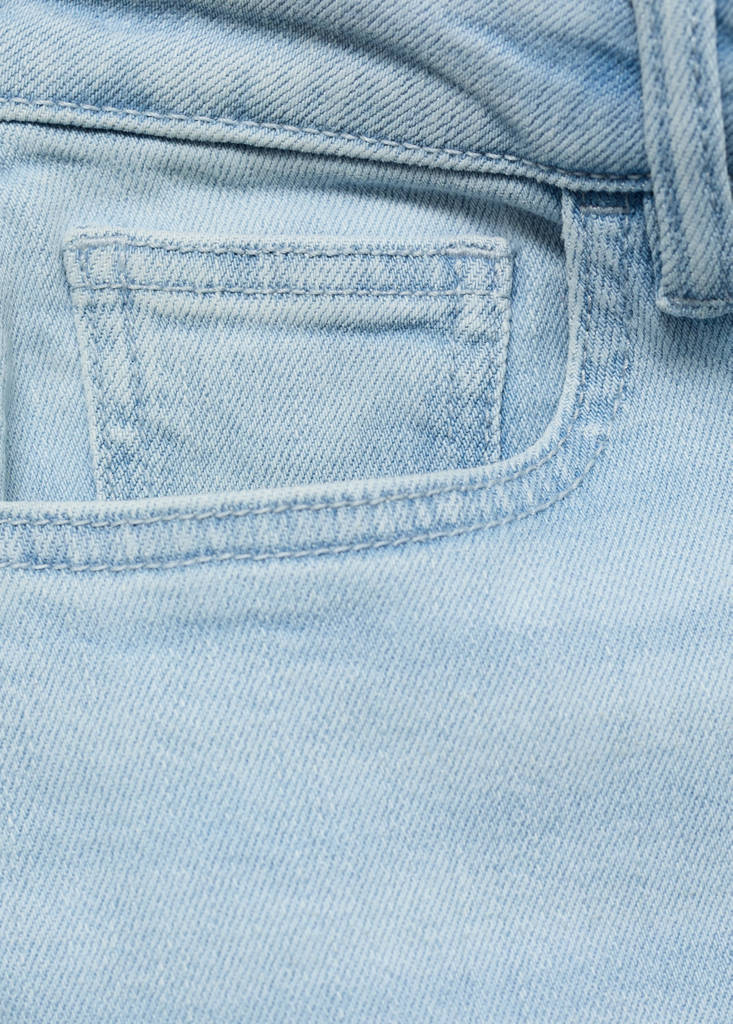 Jeans culotte mid-waist comfort — Light Blue